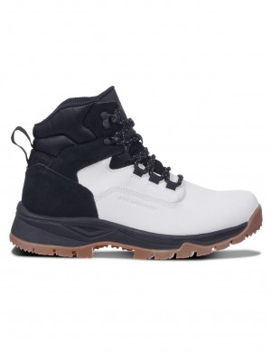 Buty Trekkingowe Damskie Icepeak Anabar Mid-cut Białe Czarne | Polska-FQP209341