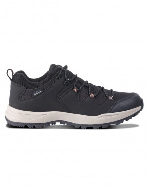 Buty Trekkingowe Męskie Icepeak Ahola Low-cut Czarne | Polska-LGO082596