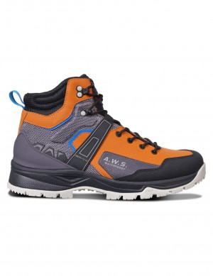 Buty Trekkingowe Męskie Icepeak Annig Outdoor Brązowe Ciemny Szare | Polska-TOF532940