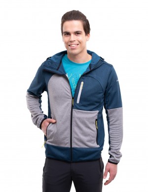 Kurtka Męskie Icepeak Barnwell Warm Midlayer With Practical Pockets Ciemny Niebieskie Szare | Polska-MFP389417