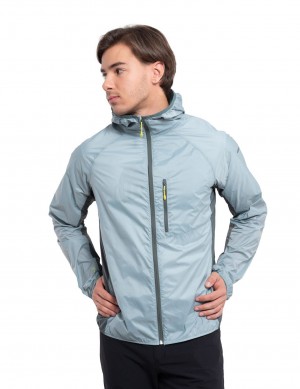 Kurtka Męskie Icepeak Bristow Windbreaker Głęboka Niebieskie | Polska-NEK097362