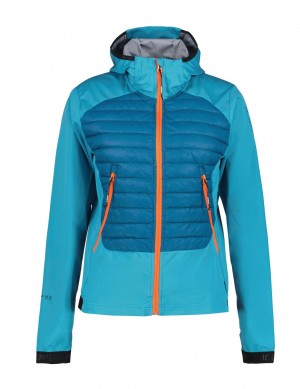 Kurtka Softshell Damskie Icepeak Deerton Niebieskie | Polska-OJX605478