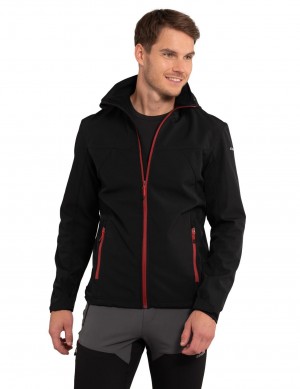 Kurtka Softshell Męskie Icepeak Brimfield Czarne | Polska-XIL631925