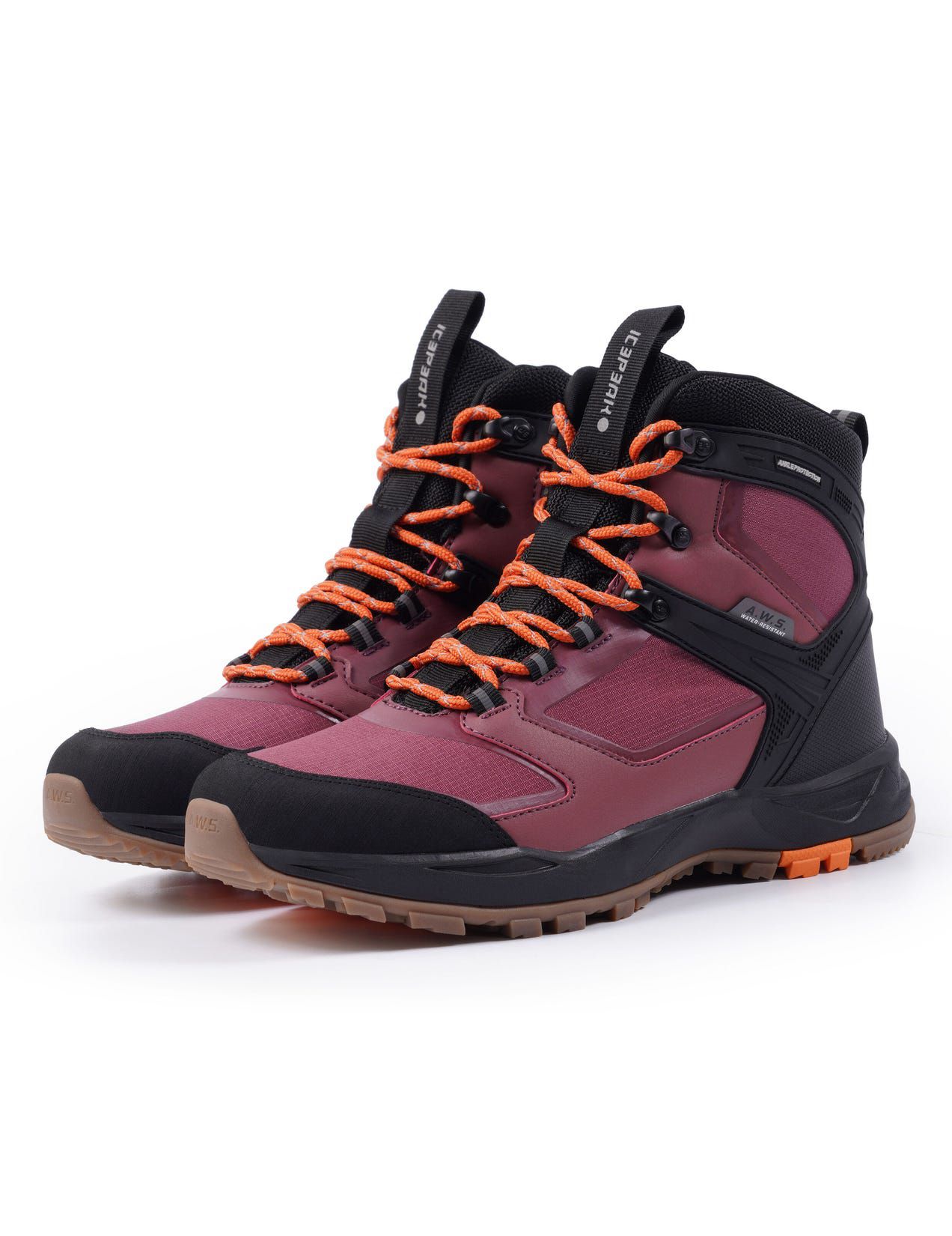 Buty Trekkingowe Damskie Icepeak Agadir2 Outdoor Głęboka Bordowe Czarne | Polska-YPH809512