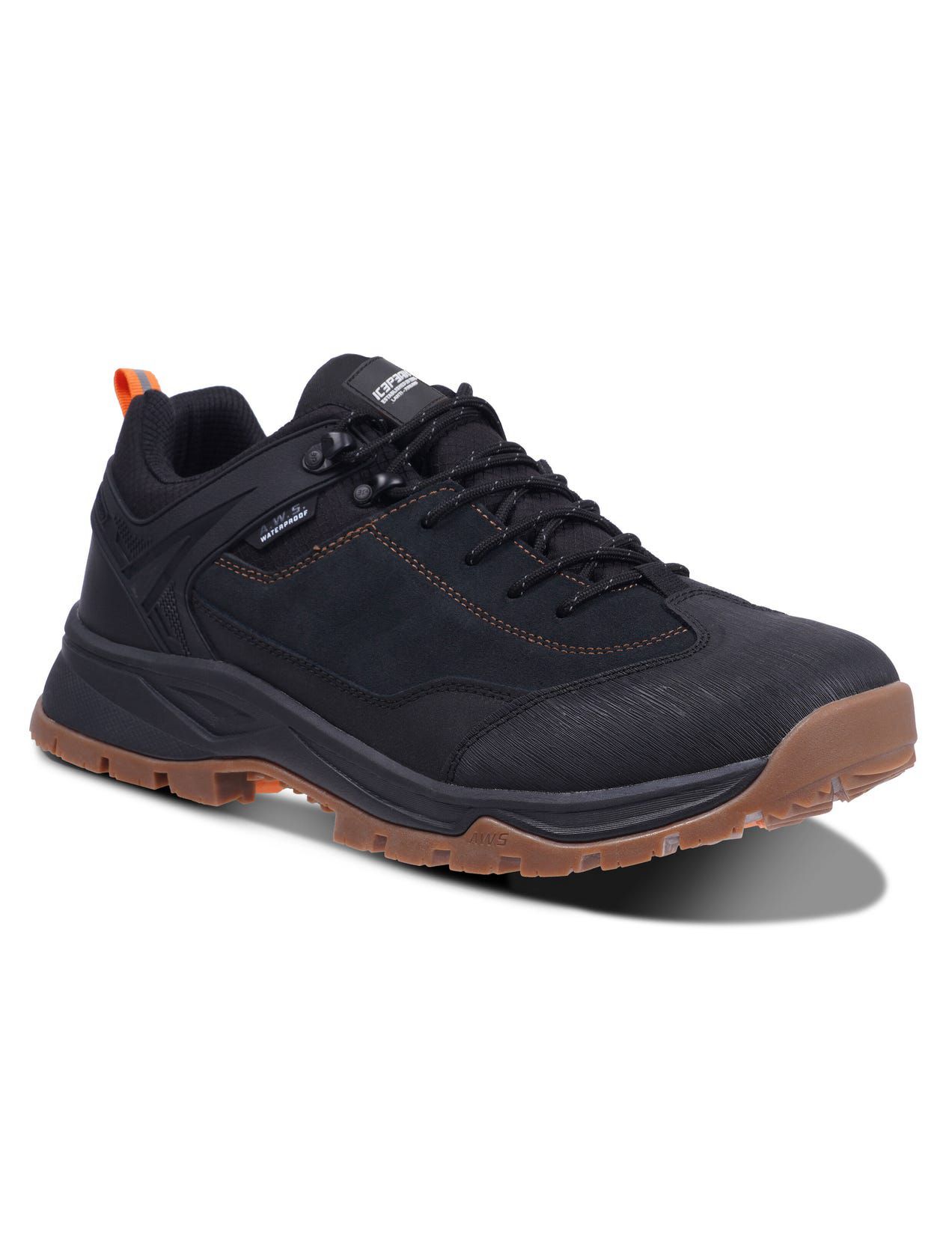 Buty Trekkingowe Męskie Icepeak Abai Low-cut Ciemny Szare | Polska-OBN396275