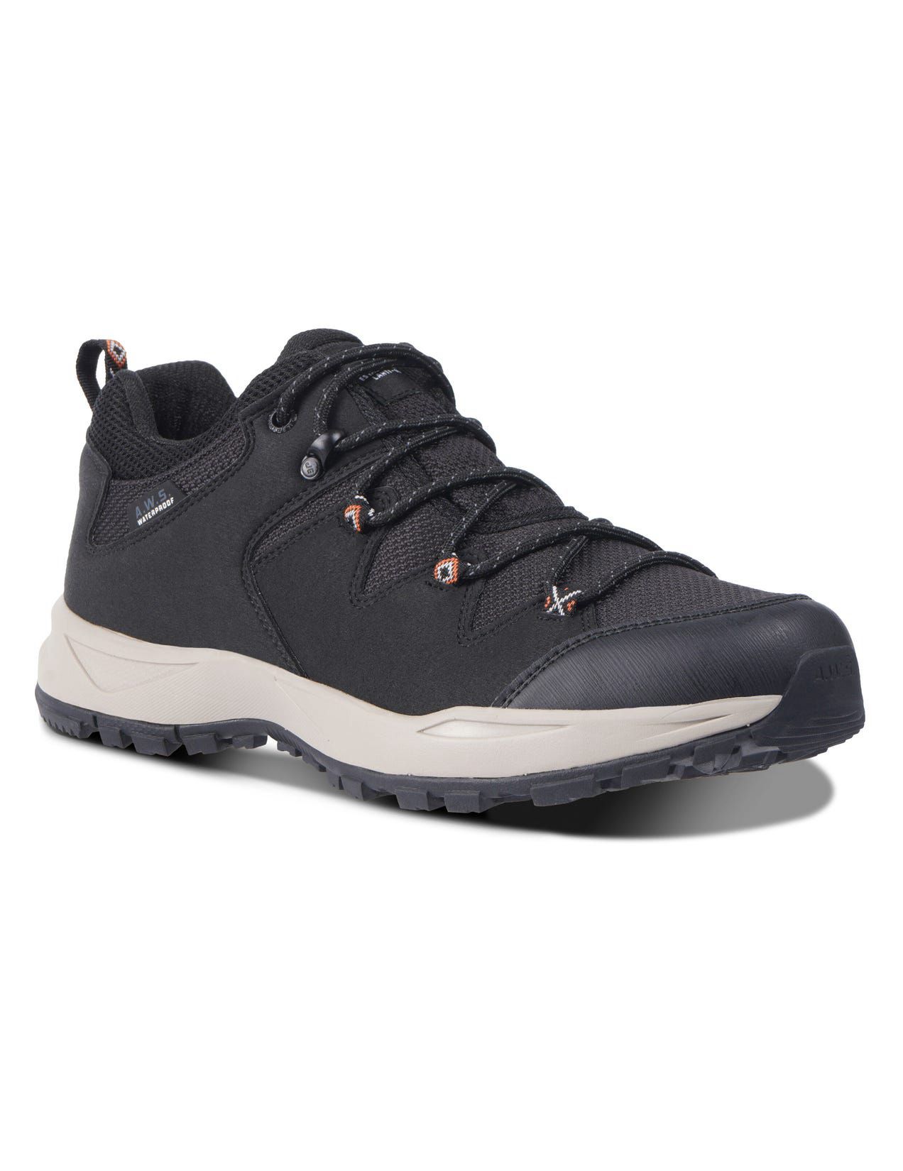 Buty Trekkingowe Męskie Icepeak Ahola Low-cut Czarne | Polska-LGO082596