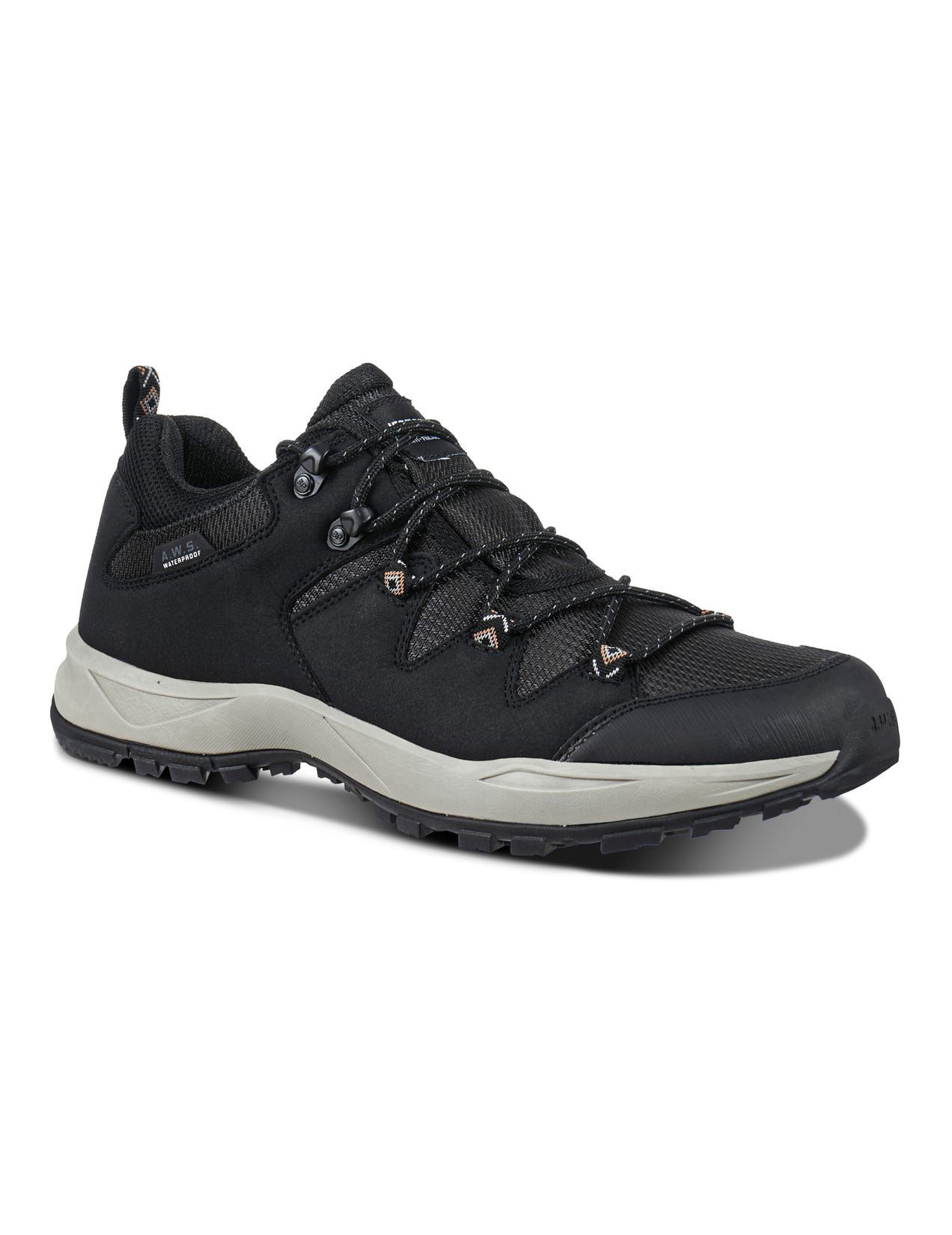 Buty Trekkingowe Męskie Icepeak Ahola Low-cut Czarne | Polska-LGO082596