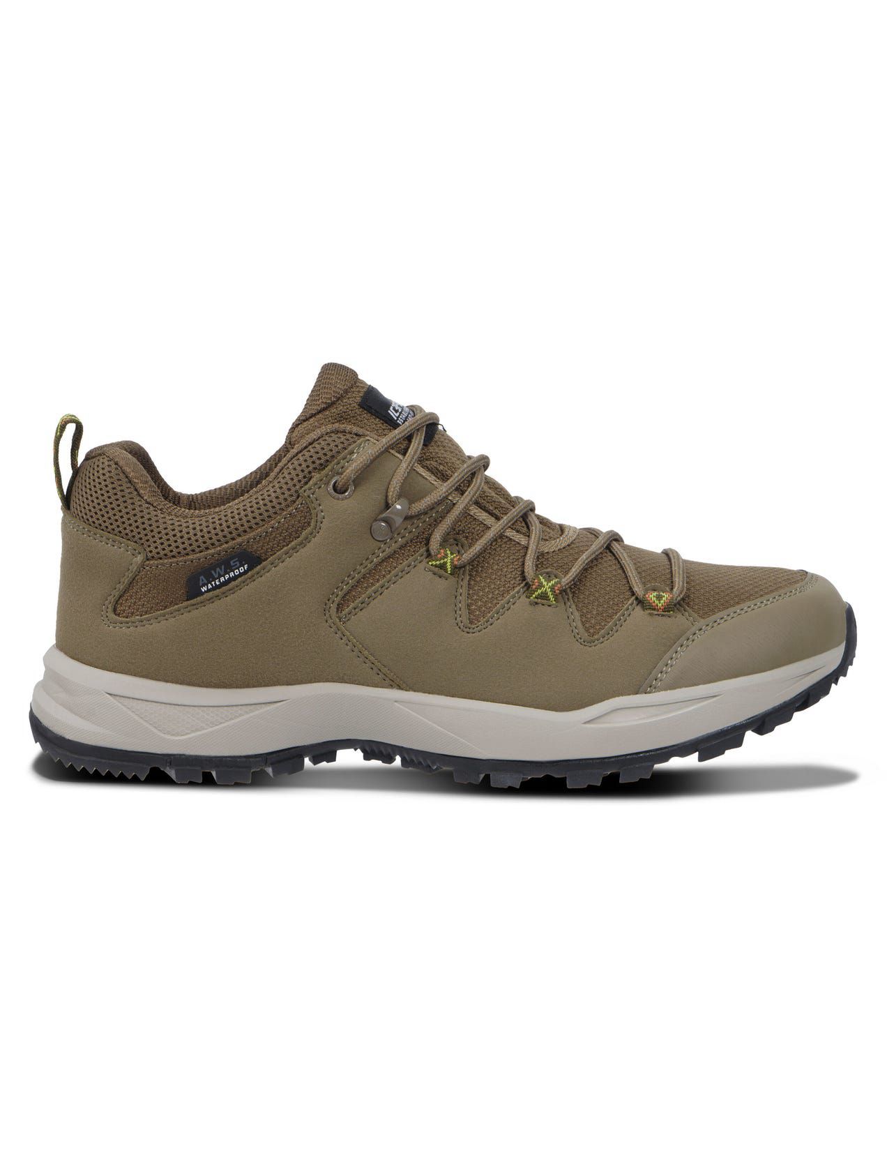 Buty Trekkingowe Męskie Icepeak Ahola Low-cut Oliwkowe | Polska-WMN723405