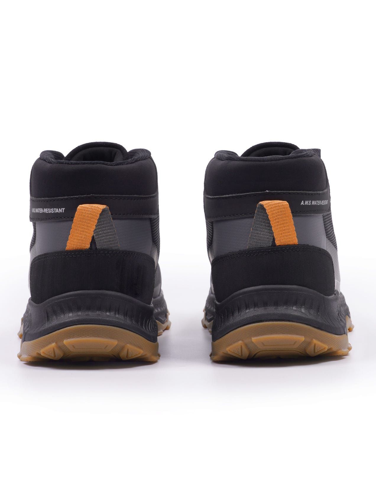 Buty Trekkingowe Męskie Icepeak Amga Mid-cut Czarne | Polska-GAF096543