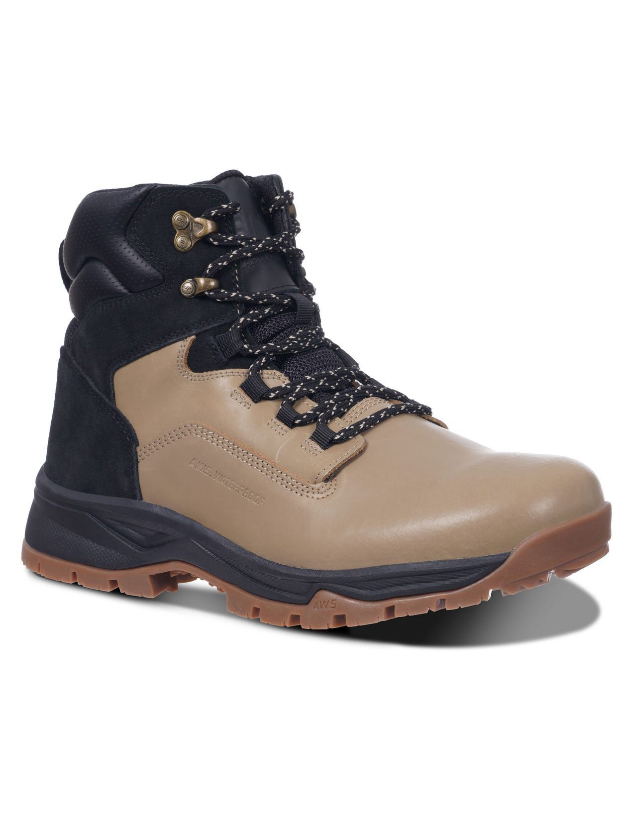 Buty Trekkingowe Męskie Icepeak Anabar Mid-cut Brązowe Czarne | Polska-ECW523809