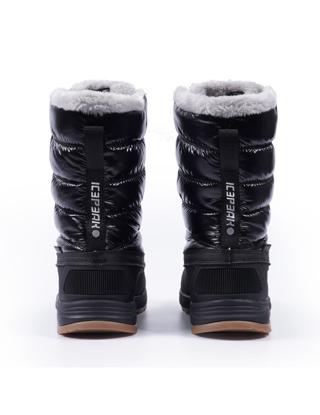 Buty Zimowe Damskie Icepeak Alma Czarne | Polska-WLX261759