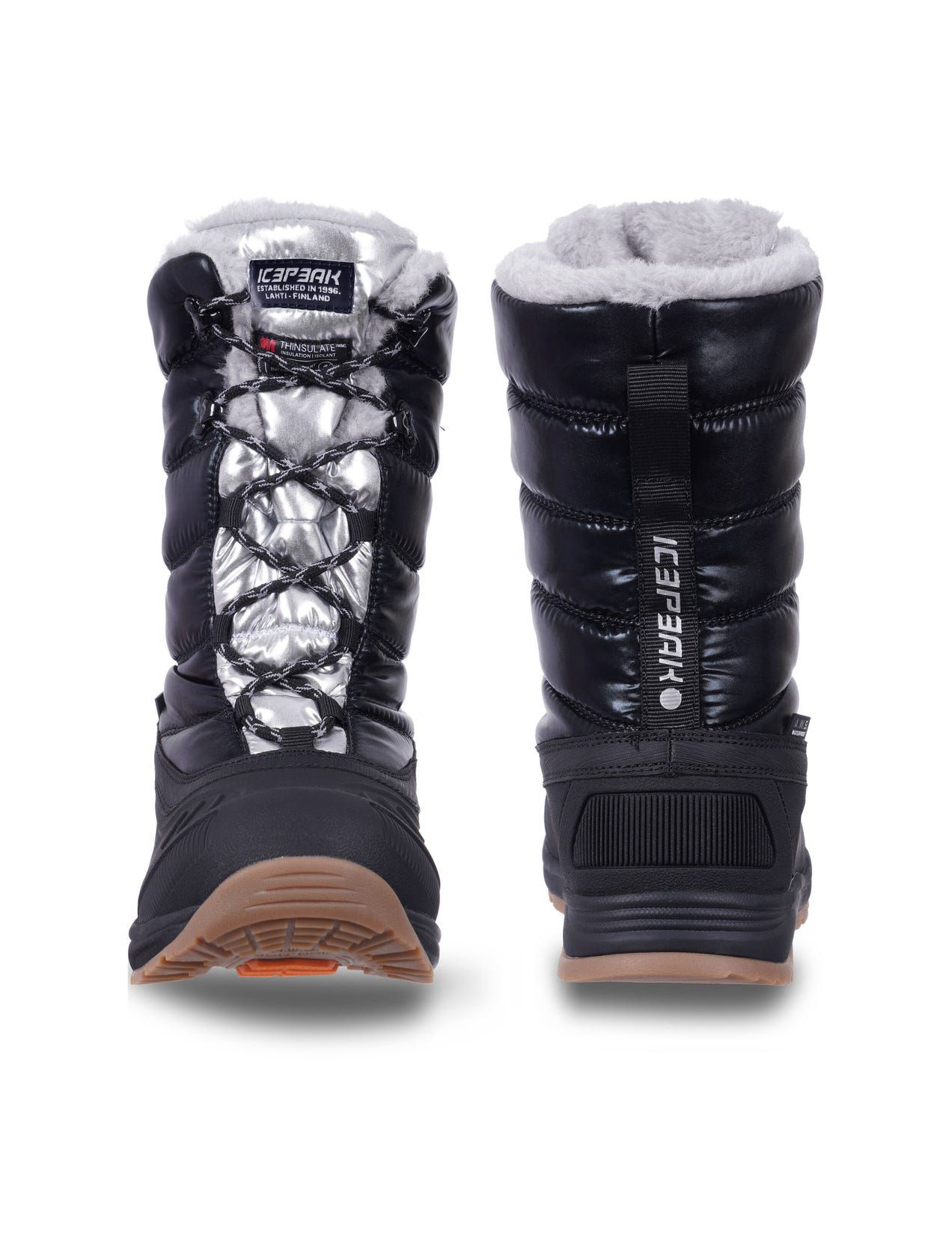 Buty Zimowe Damskie Icepeak Alma Czarne | Polska-WLX261759