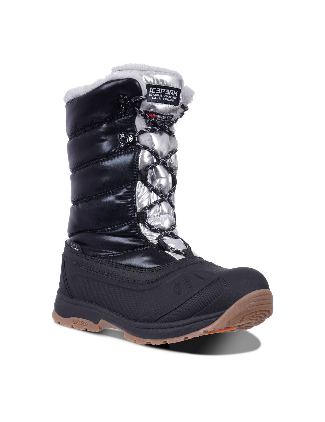 Buty Zimowe Damskie Icepeak Alma Czarne | Polska-WLX261759