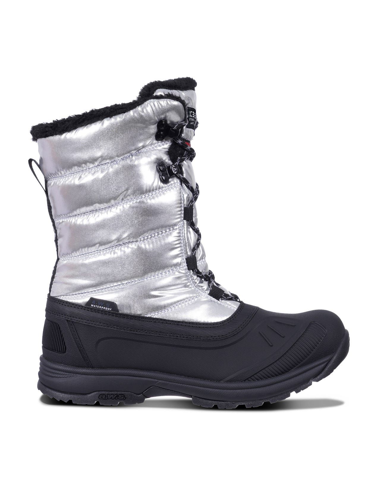 Buty Zimowe Damskie Icepeak Alma Srebrne | Polska-HNY741359