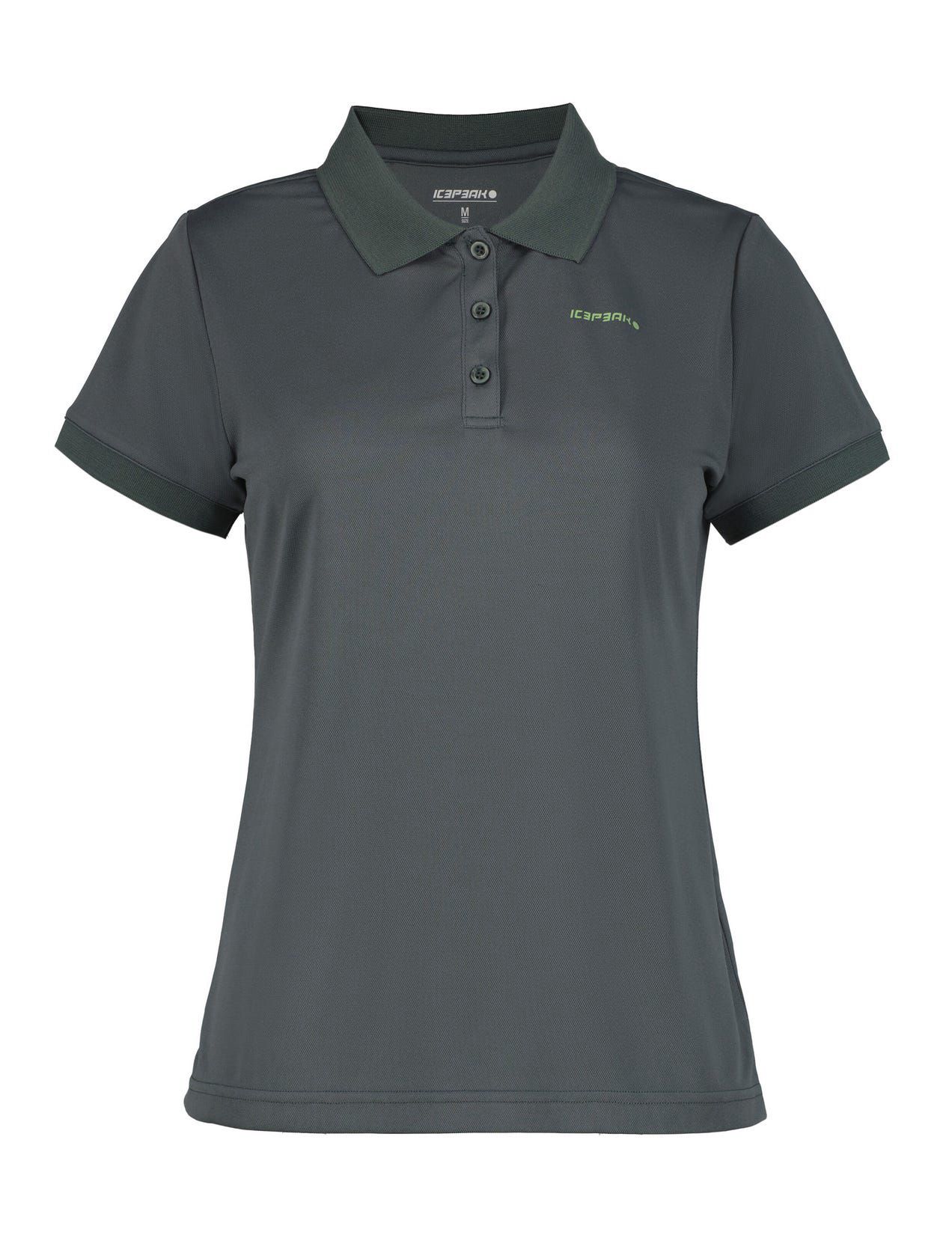 Koszulka Polo Damskie Icepeak Bayard Sporty Short-sleeved Oliwkowe | Polska-DVM137952