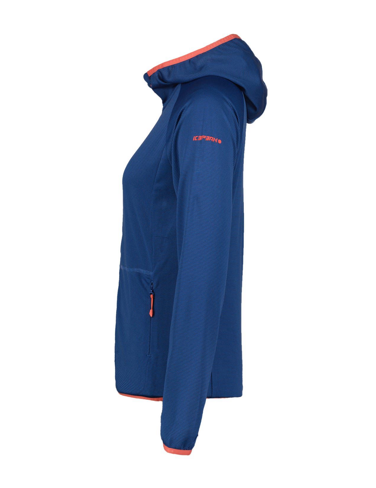 Kurtka Damskie Icepeak Berka Midlayer Niebieskie | Polska-NUT265107