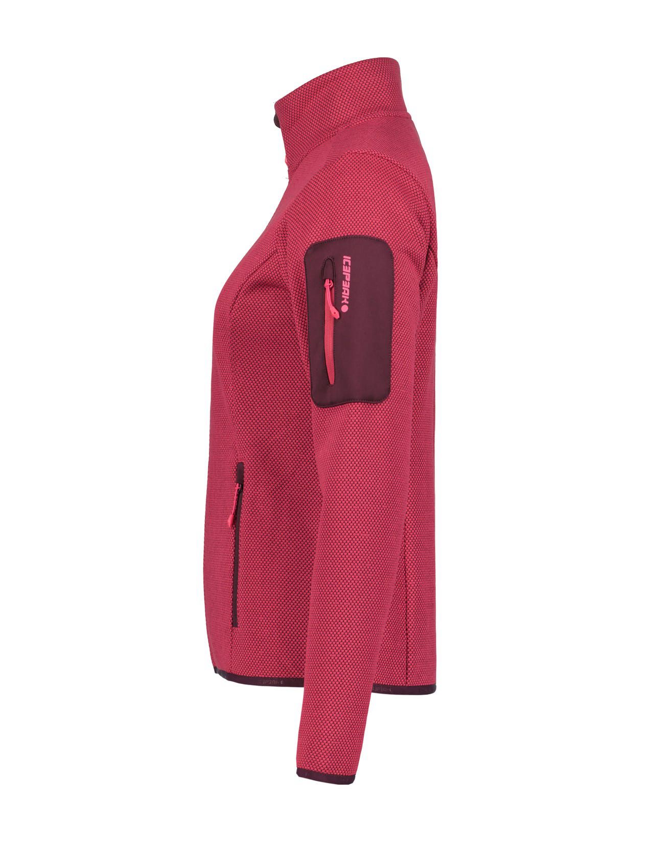 Kurtka Damskie Icepeak Bowersville Midlayer Czerwone | Polska-TWM075198