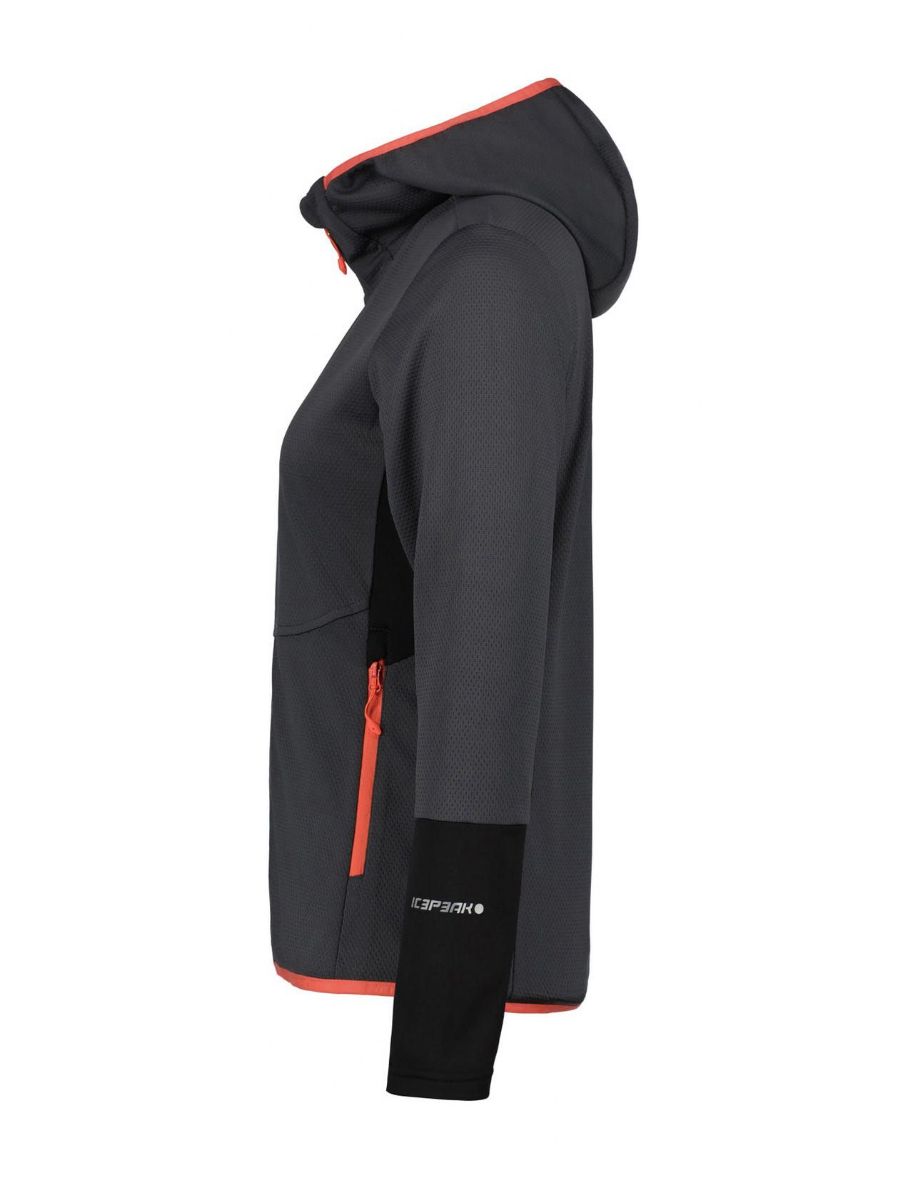 Kurtka Damskie Icepeak Burgau Midlayer Ciemny Szare | Polska-VSC804329