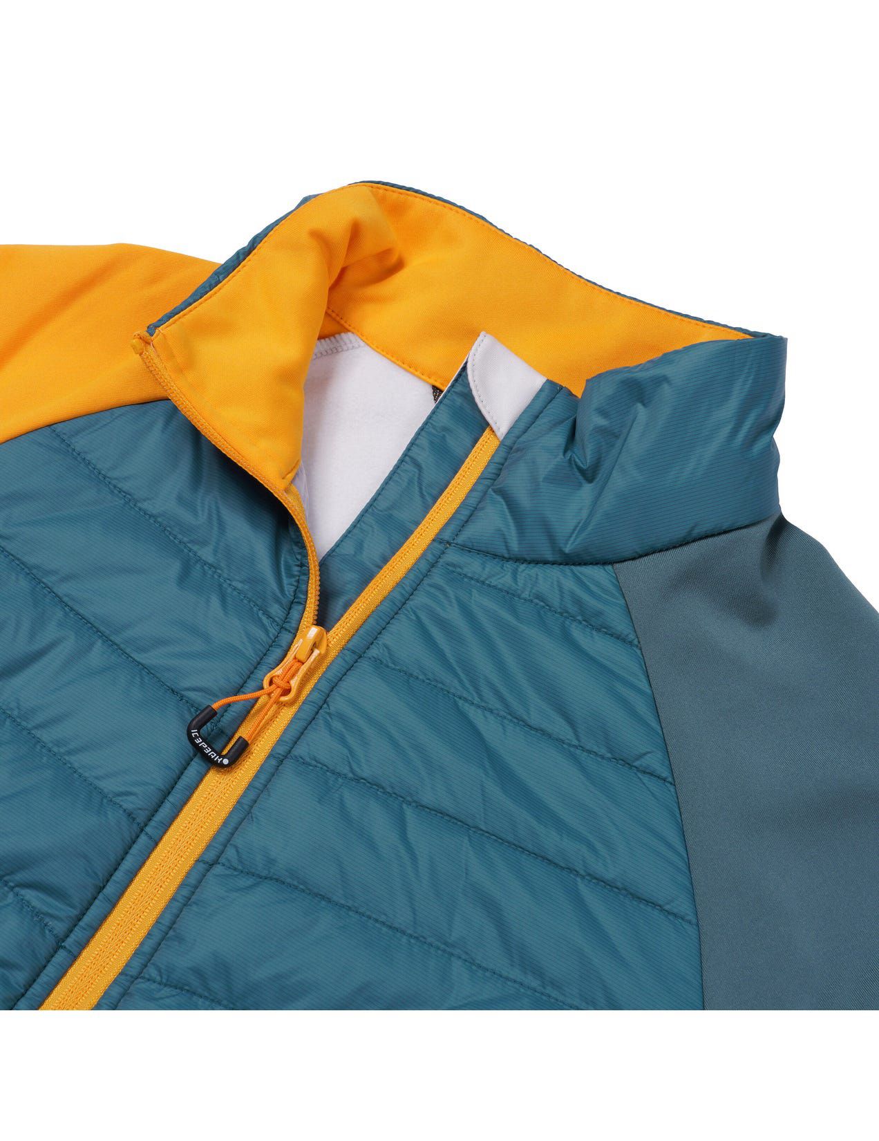 Kurtka Damskie Icepeak Dixmoor Midlayer Niebieskie Żółte Białe | Polska-ZHD725980