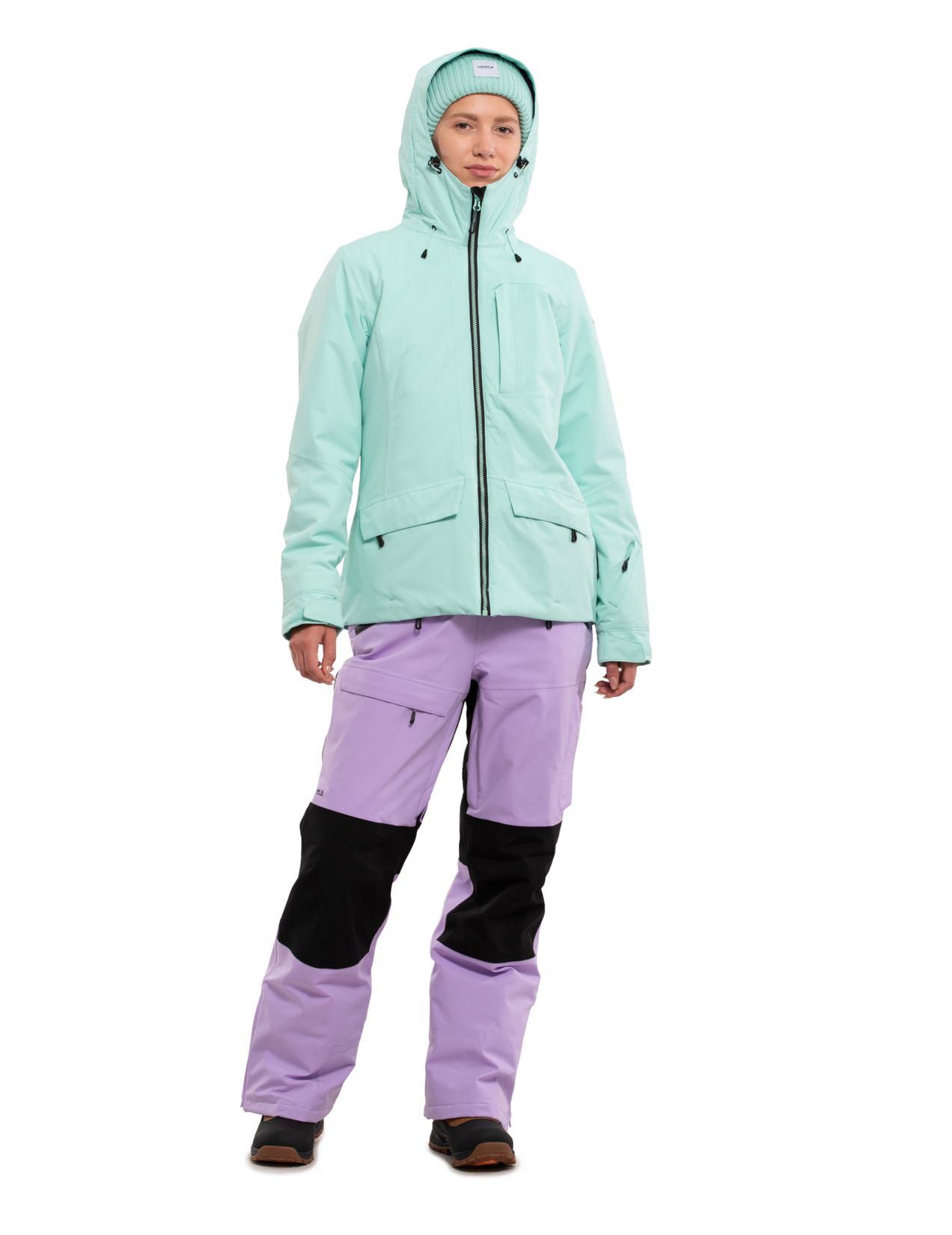 Kurtka Narciarska Damskie Icepeak Cathay Waterproof Insulated Głęboka Turkusowe | Polska-WGT985402