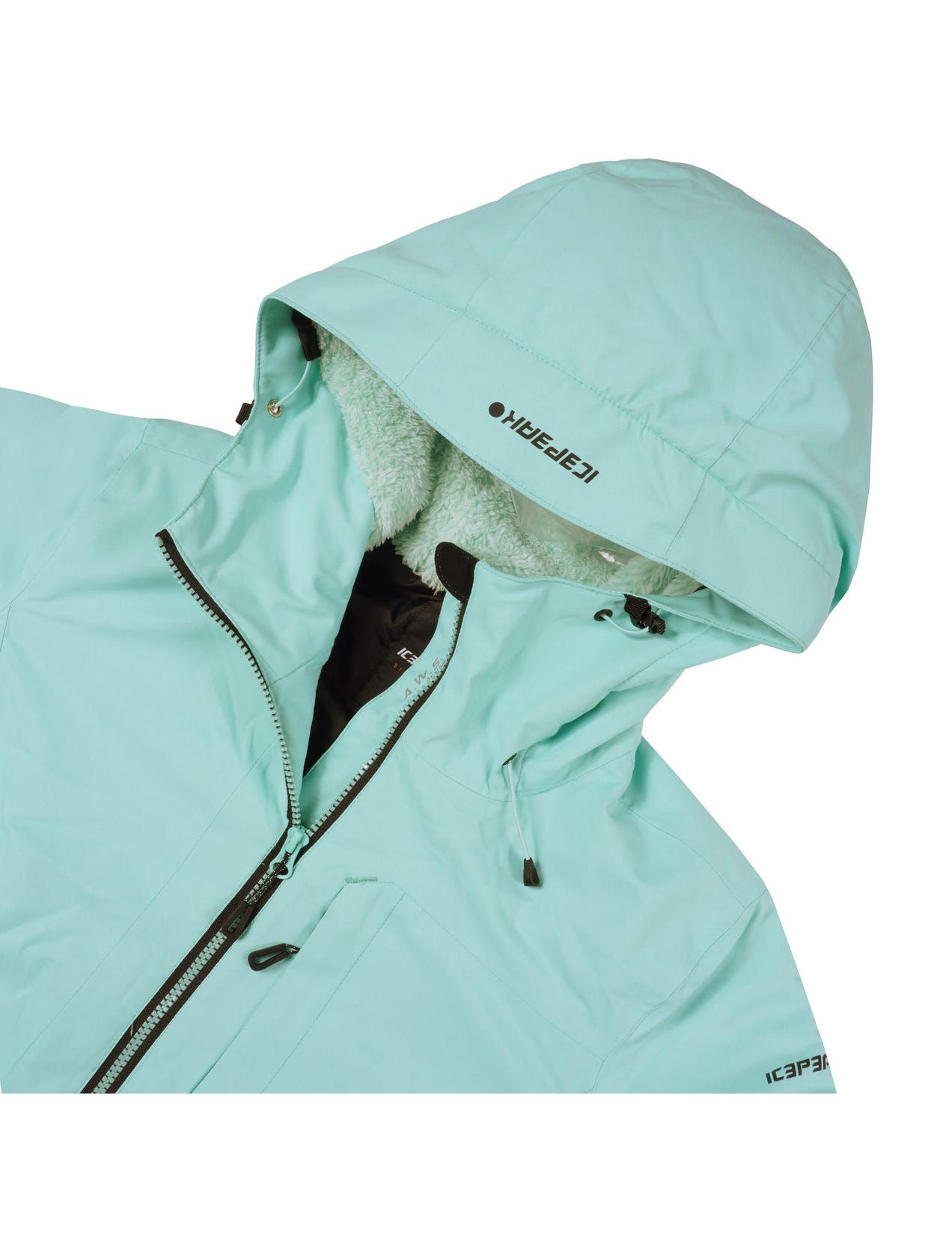 Kurtka Narciarska Damskie Icepeak Cathay Waterproof Insulated Głęboka Turkusowe | Polska-WGT985402