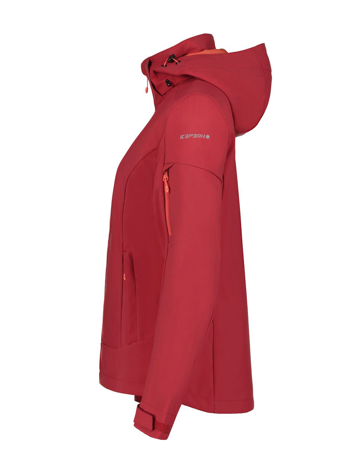 Kurtka Softshell Damskie Icepeak Bathgate Cranberry | Polska-QND165307