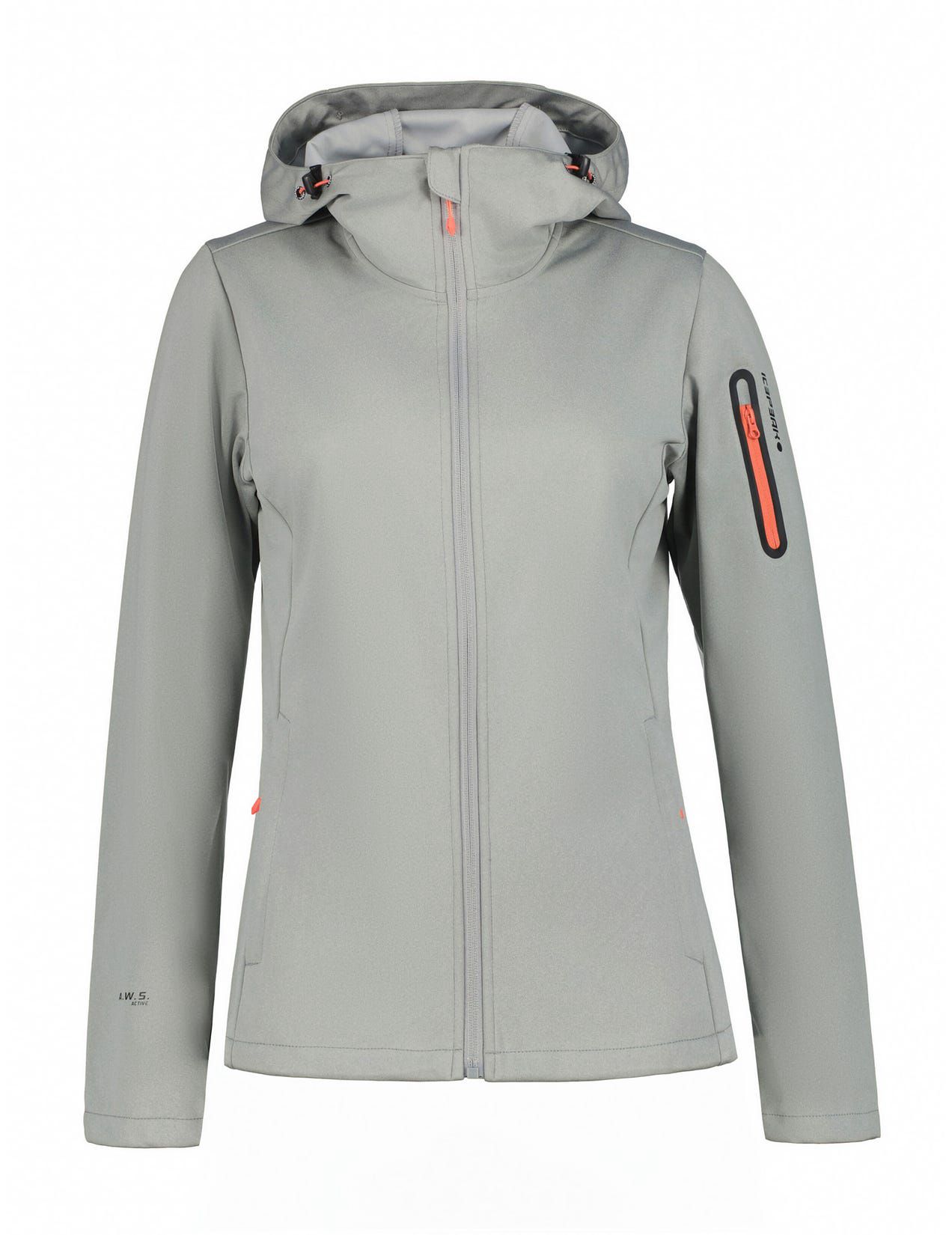 Kurtka Softshell Damskie Icepeak Bridgewater Głęboka Szare | Polska-UTB189524