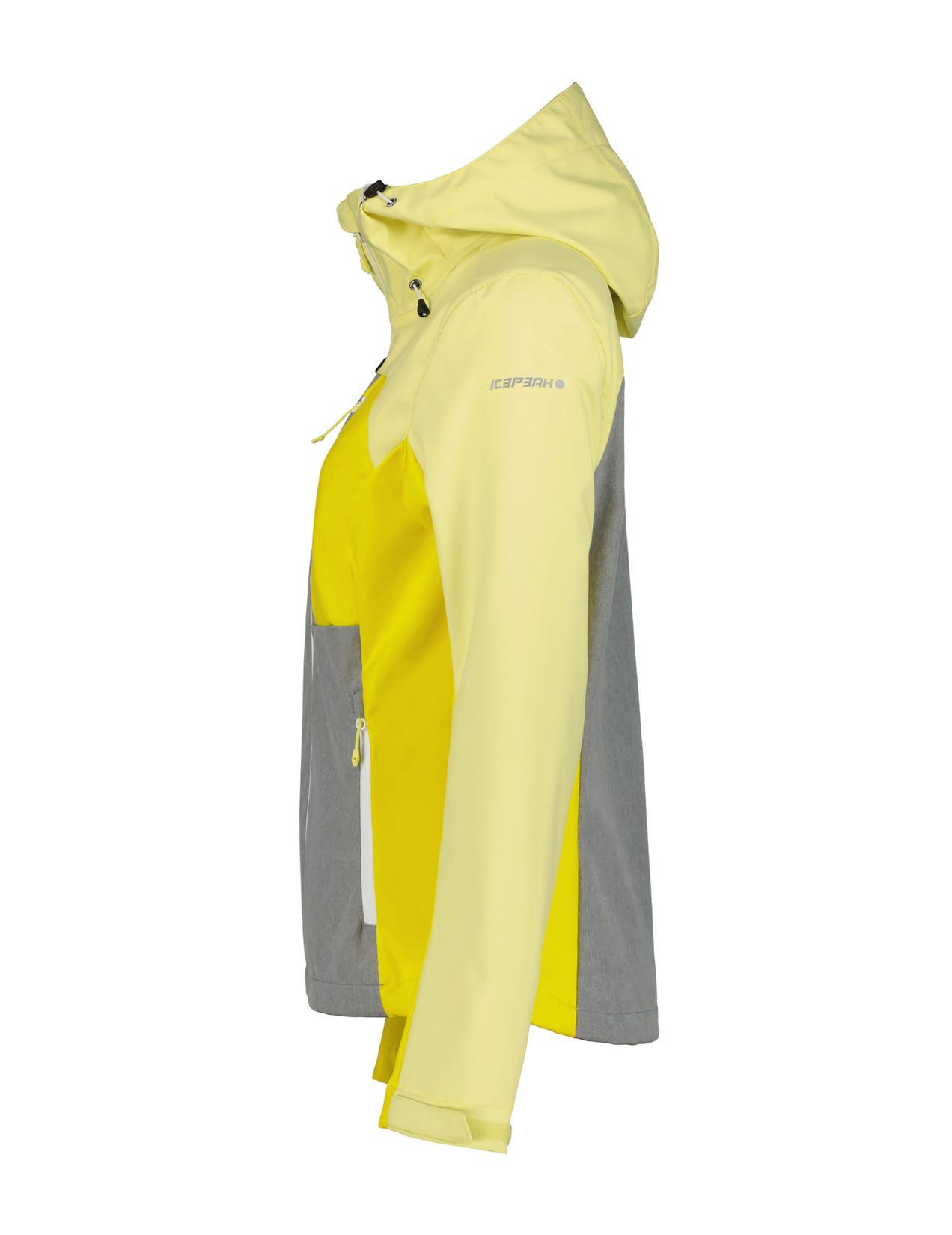 Kurtka Softshell Damskie Icepeak Broadus Lightweight Żółte Szare | Polska-KMP062145