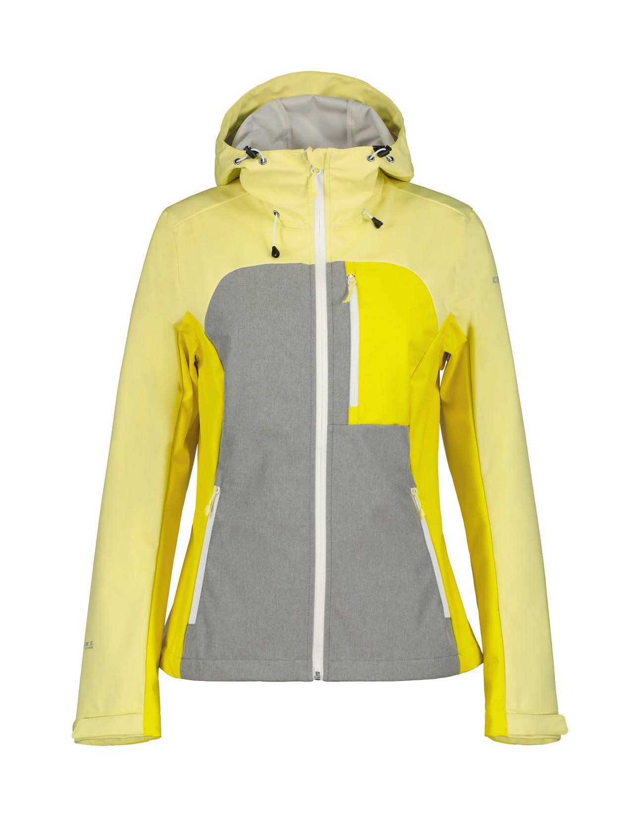 Kurtka Softshell Damskie Icepeak Broadus Lightweight Żółte Szare | Polska-KMP062145