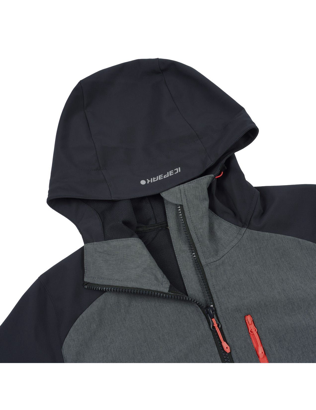 Kurtka Softshell Damskie Icepeak Burnet Anthracite | Polska-ESO590346