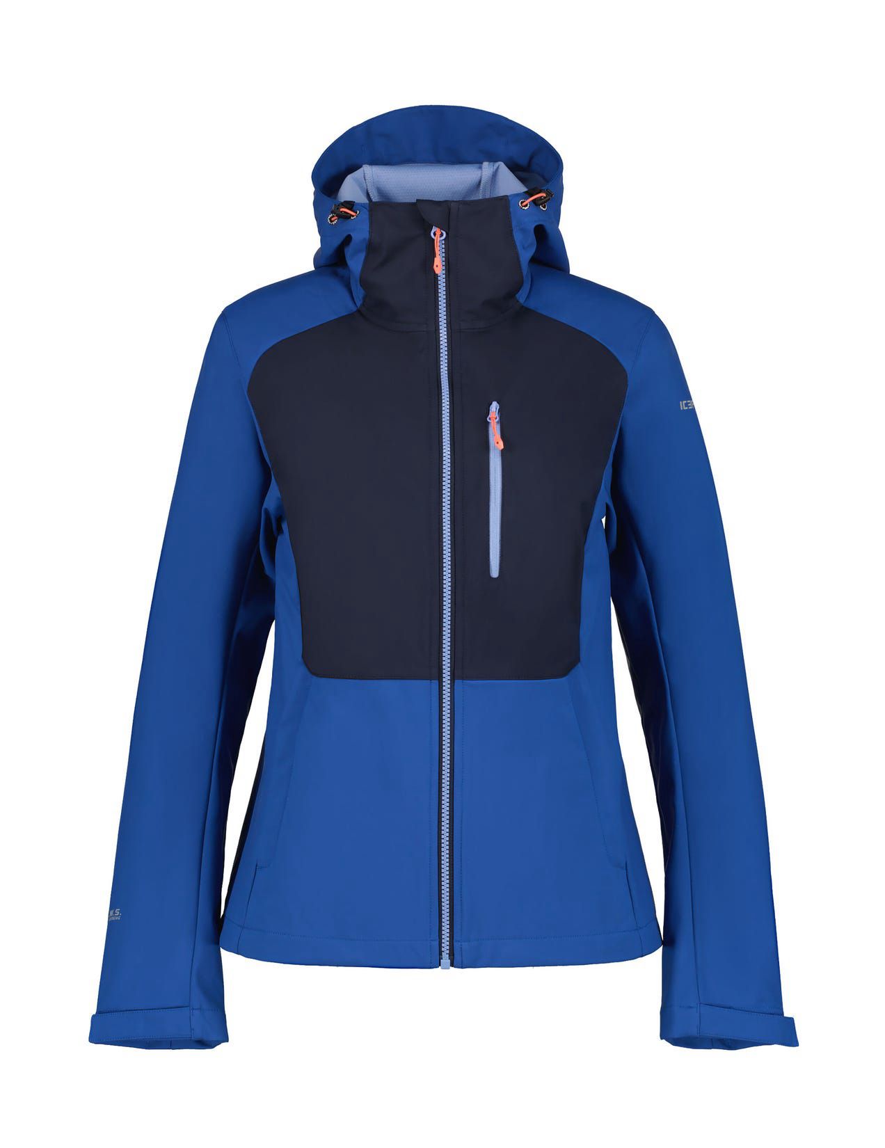 Kurtka Softshell Damskie Icepeak Burnet Niebieskie | Polska-GMZ502683