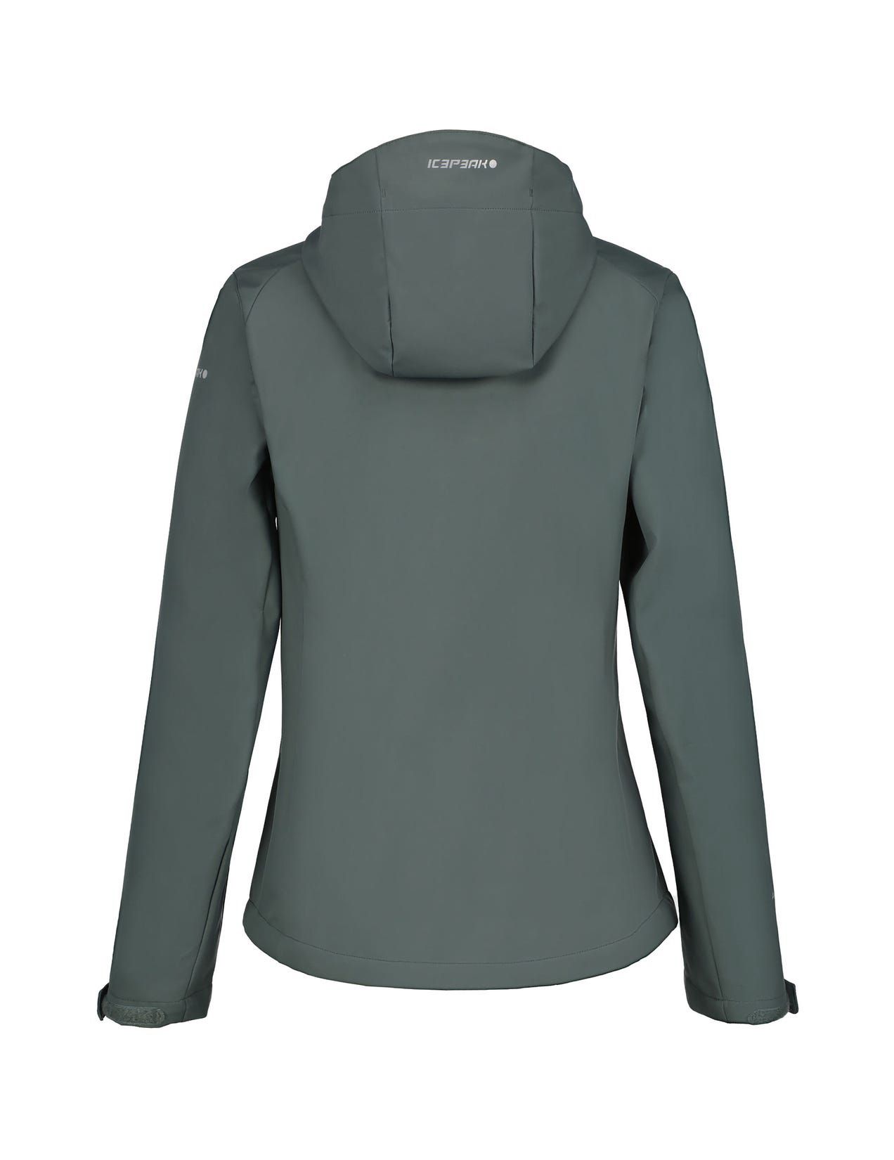 Kurtka Softshell Damskie Icepeak Burnet Zielone | Polska-VMU915342