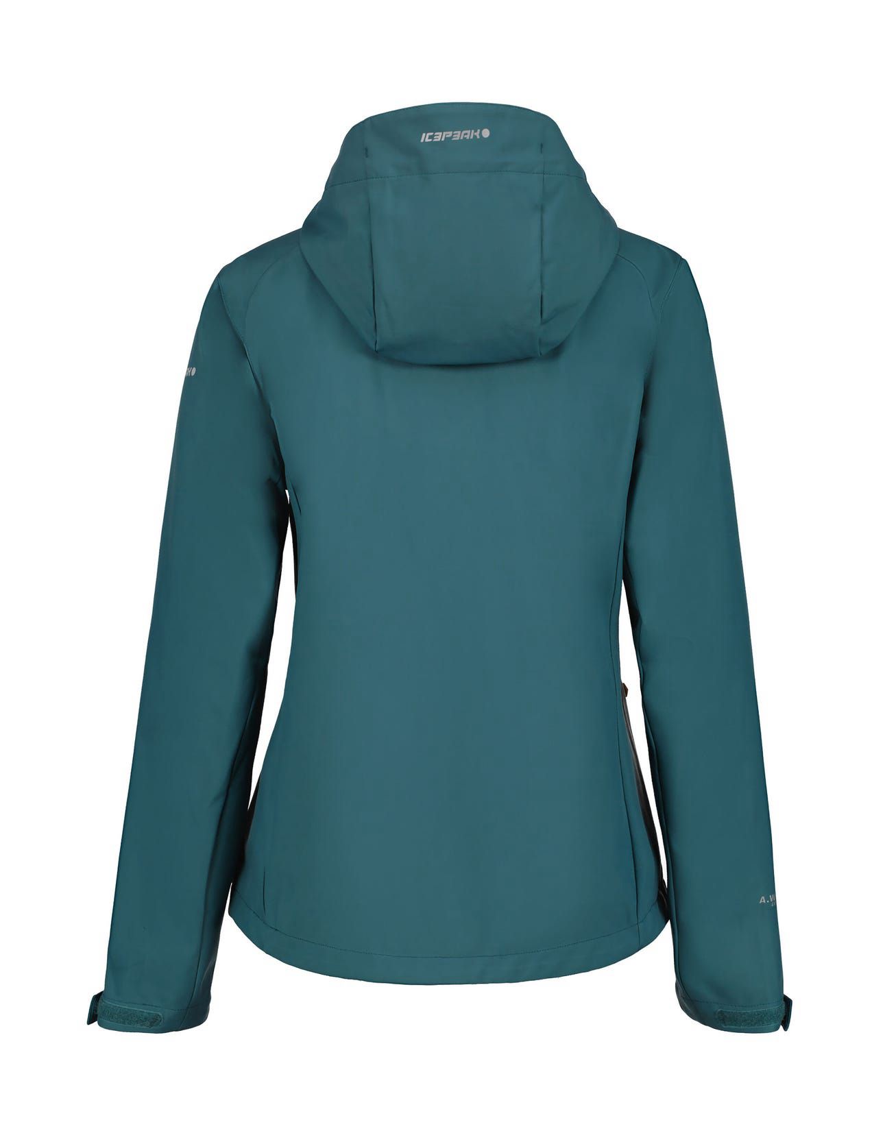 Kurtka Softshell Damskie Icepeak Burnet Ciemny Turkusowe Szare | Polska-SVM318469