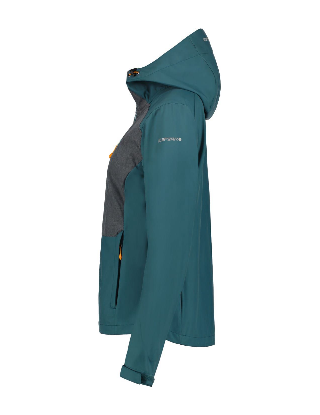 Kurtka Softshell Damskie Icepeak Burnet Ciemny Turkusowe Szare | Polska-SVM318469