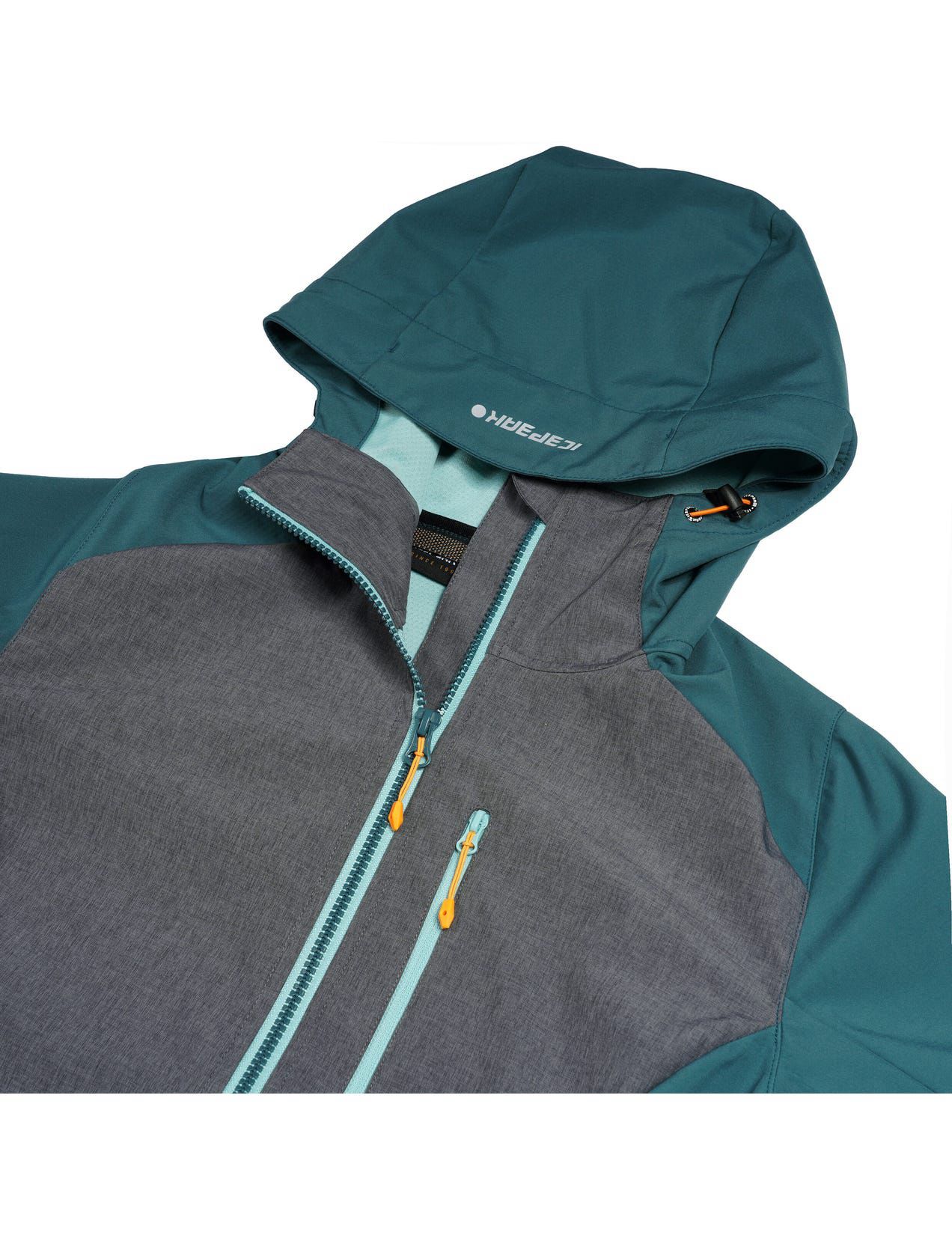 Kurtka Softshell Damskie Icepeak Burnet Ciemny Turkusowe Szare | Polska-SVM318469