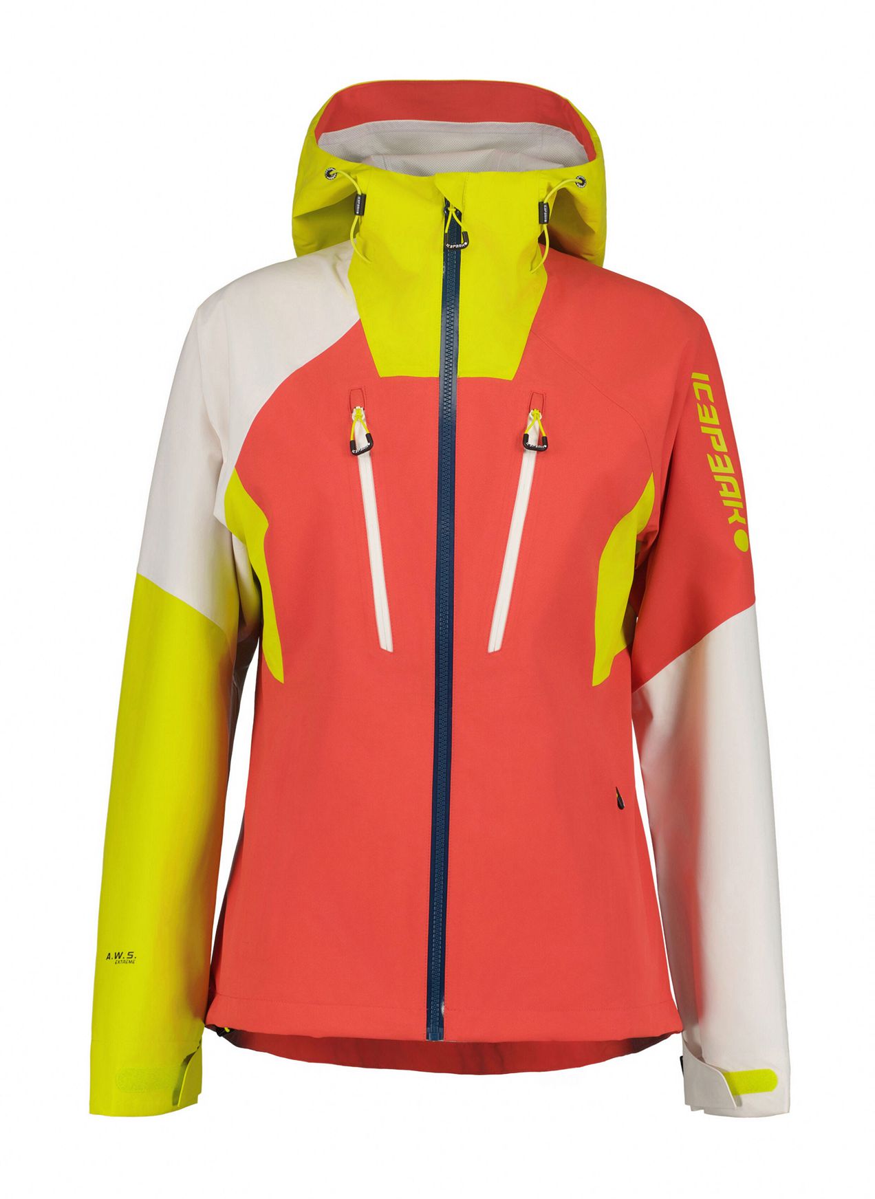 Kurtka Softshell Damskie Icepeak Dazey Białe Zielone | Polska-KIW695213