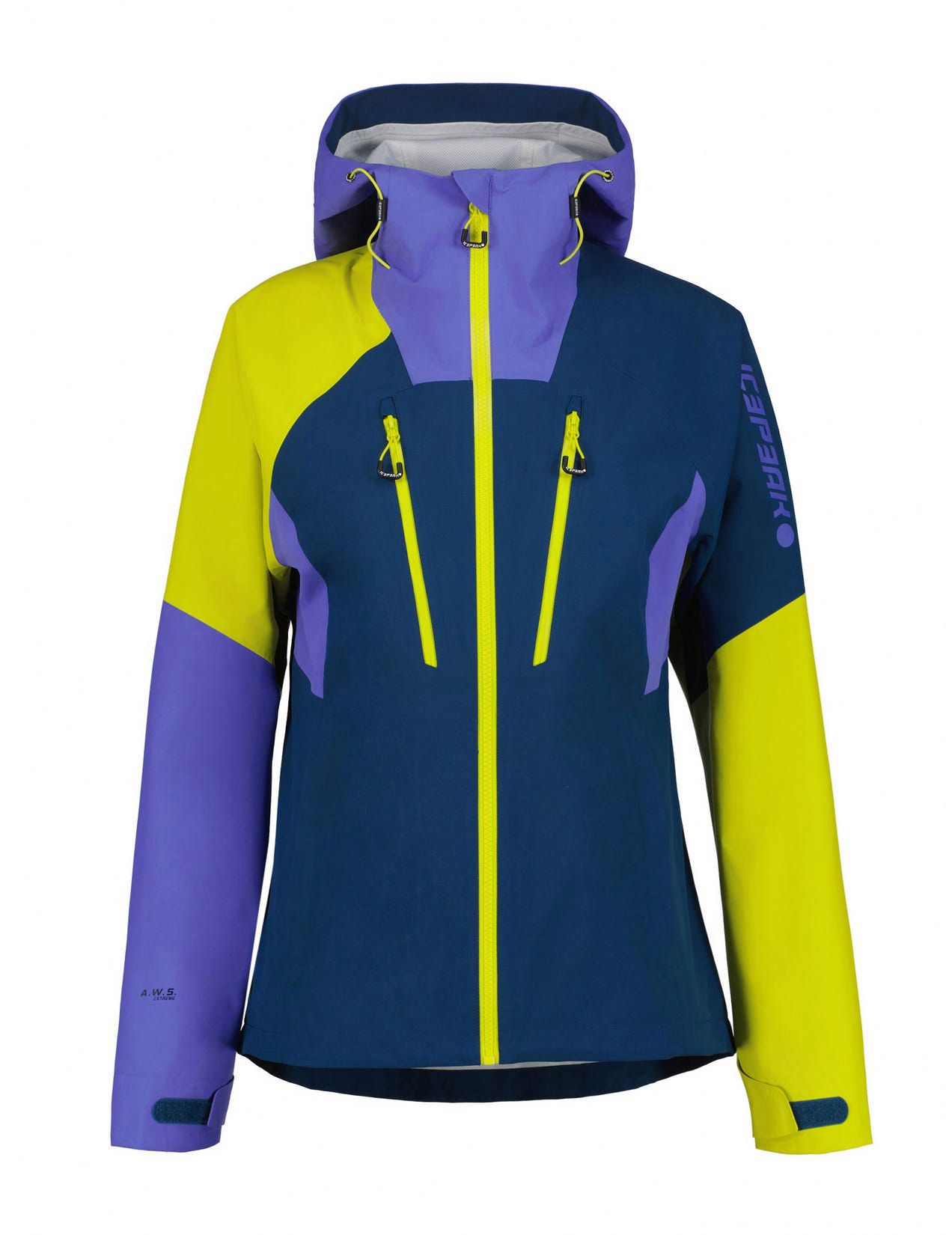 Kurtka Softshell Damskie Icepeak Dazey Granatowe Zielone | Polska-CJR309527