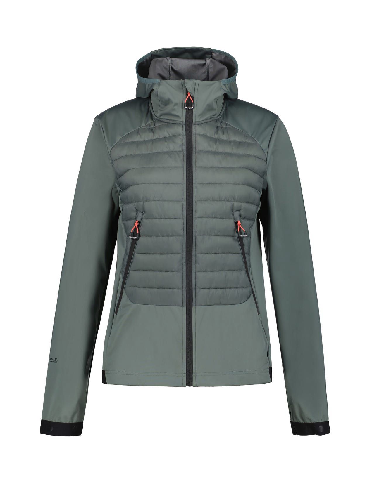 Kurtka Softshell Damskie Icepeak Deerton Ciemny Oliwkowe | Polska-FPZ936472