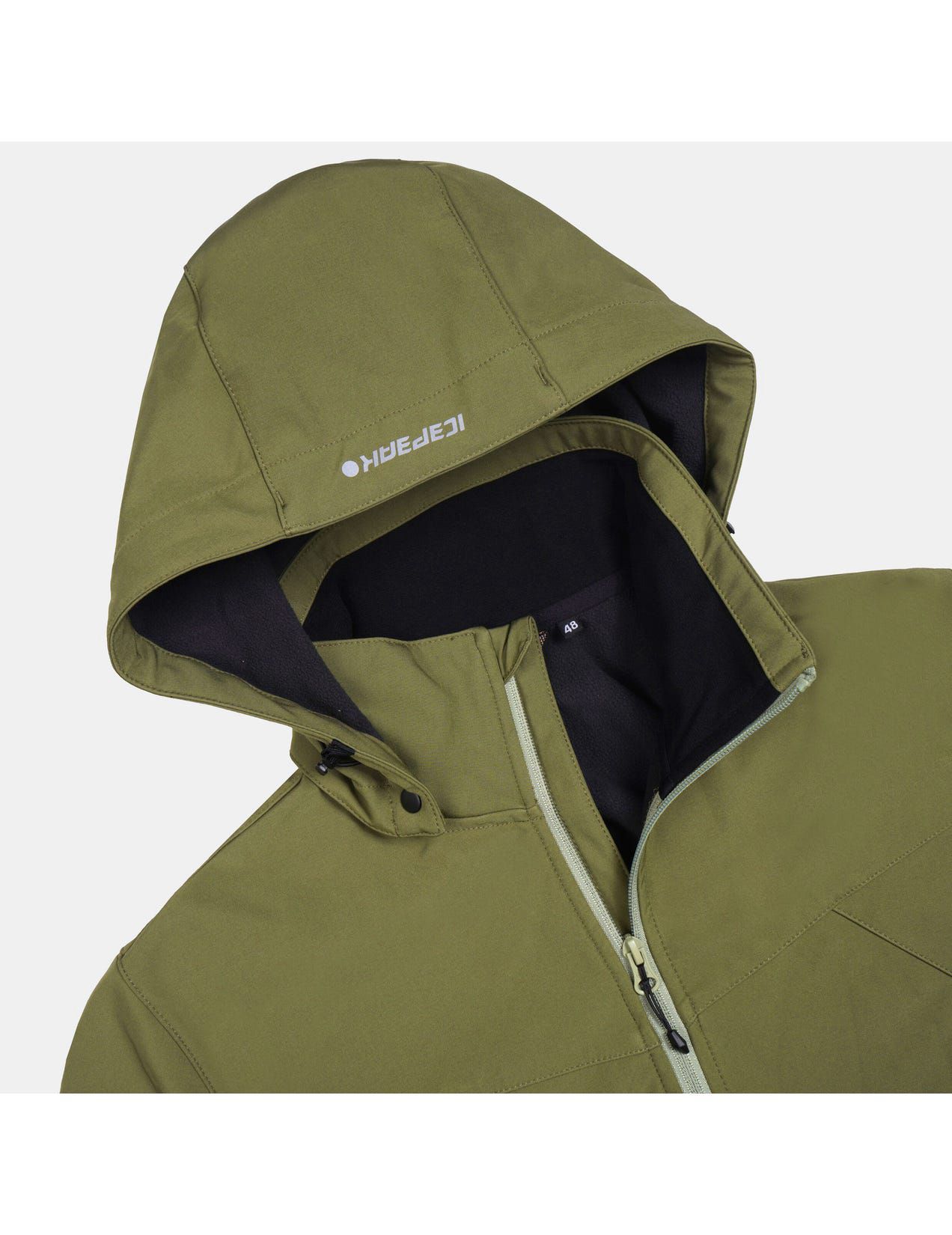 Kurtka Softshell Męskie Icepeak Brimfield Oliwkowe | Polska-RUZ325809