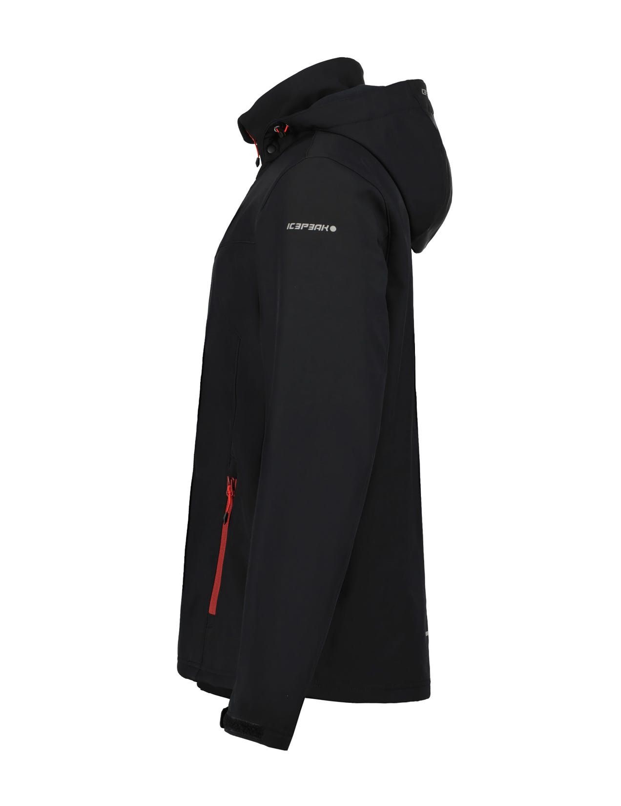 Kurtka Softshell Męskie Icepeak Brimfield Czarne | Polska-XIL631925