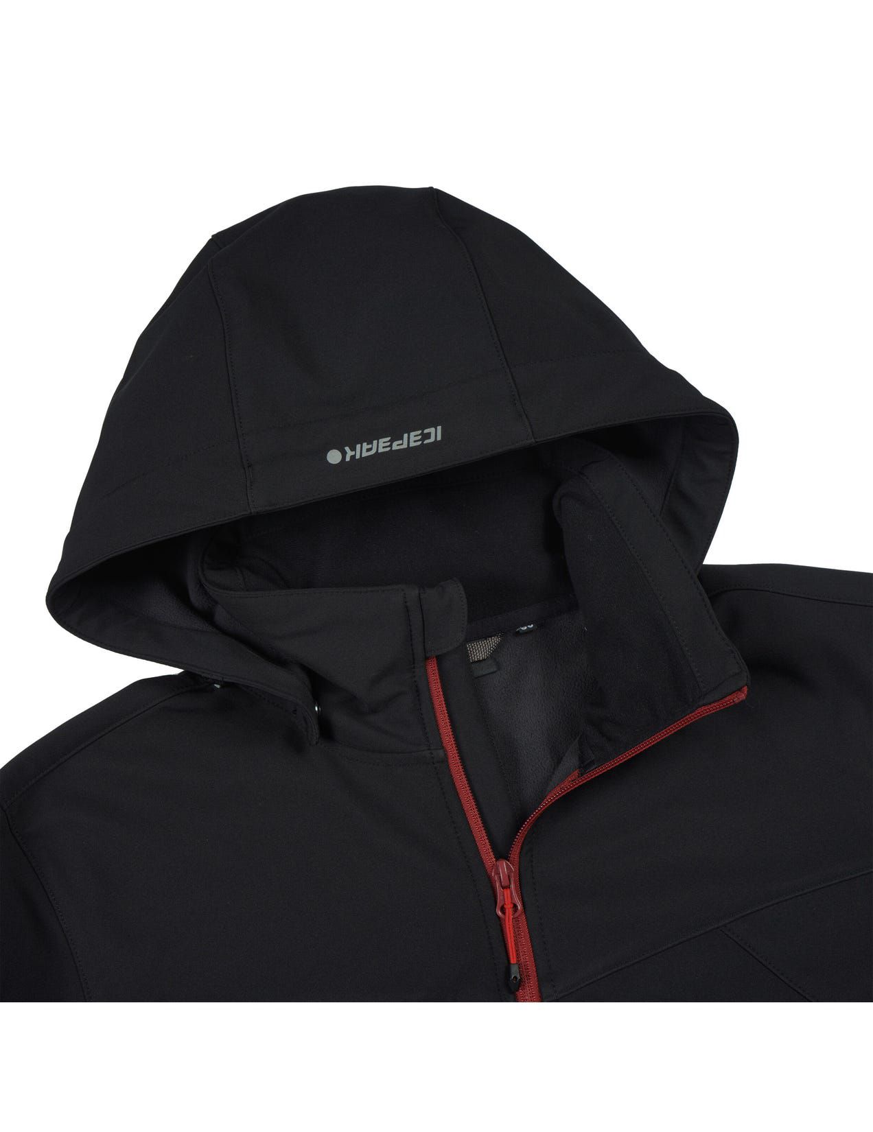 Kurtka Softshell Męskie Icepeak Brimfield Czarne | Polska-XIL631925