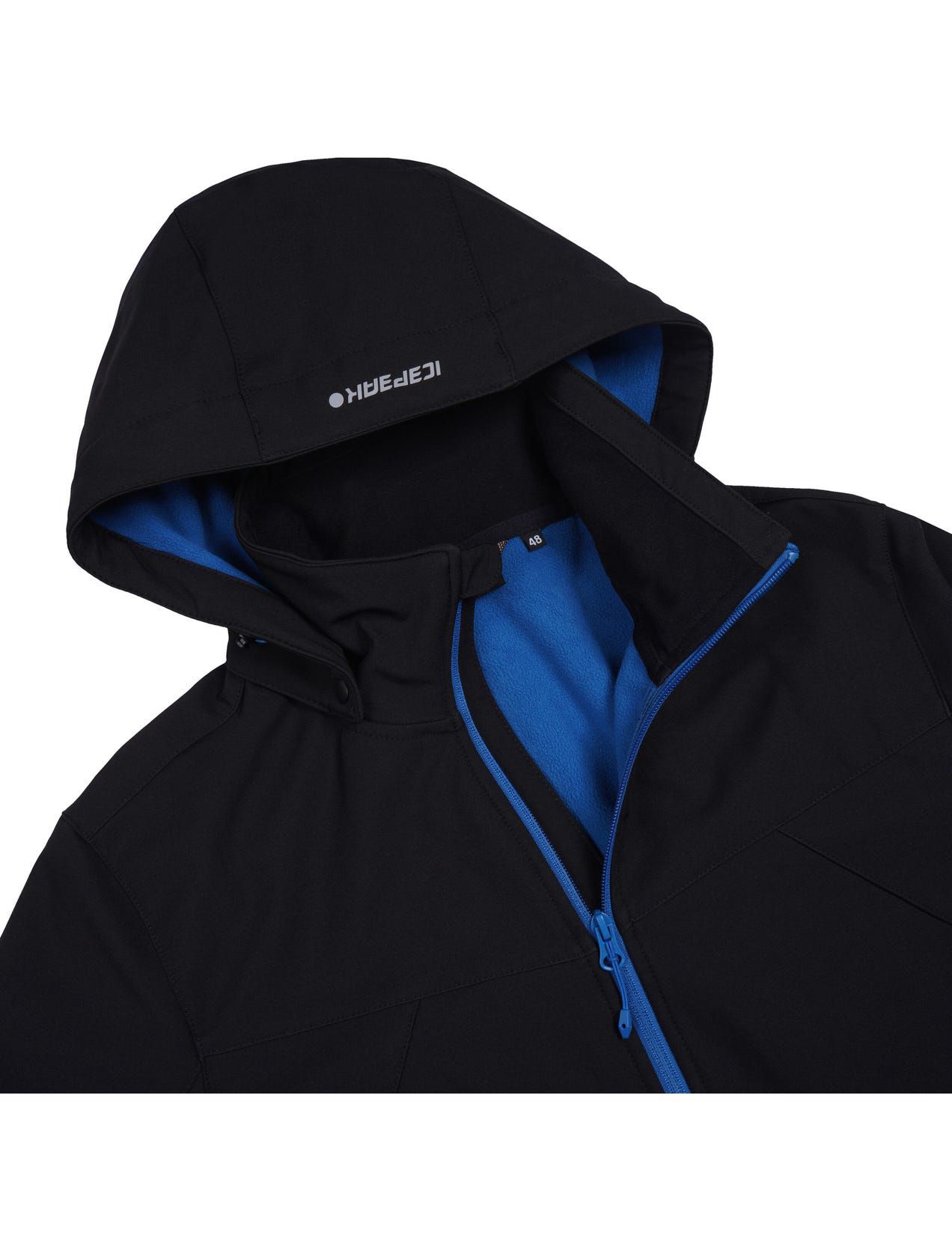 Kurtka Softshell Męskie Icepeak Brimfield Czarne | Polska-MOF475893