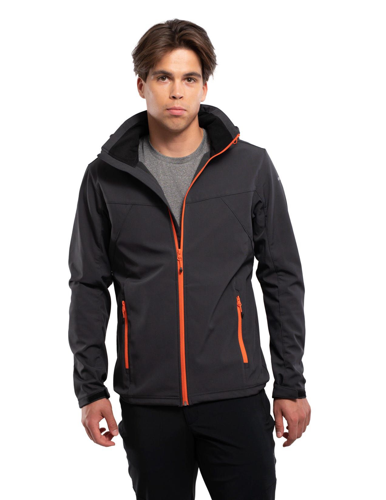 Kurtka Softshell Męskie Icepeak Brimfield Light Ciemny Szare | Polska-GTE986541