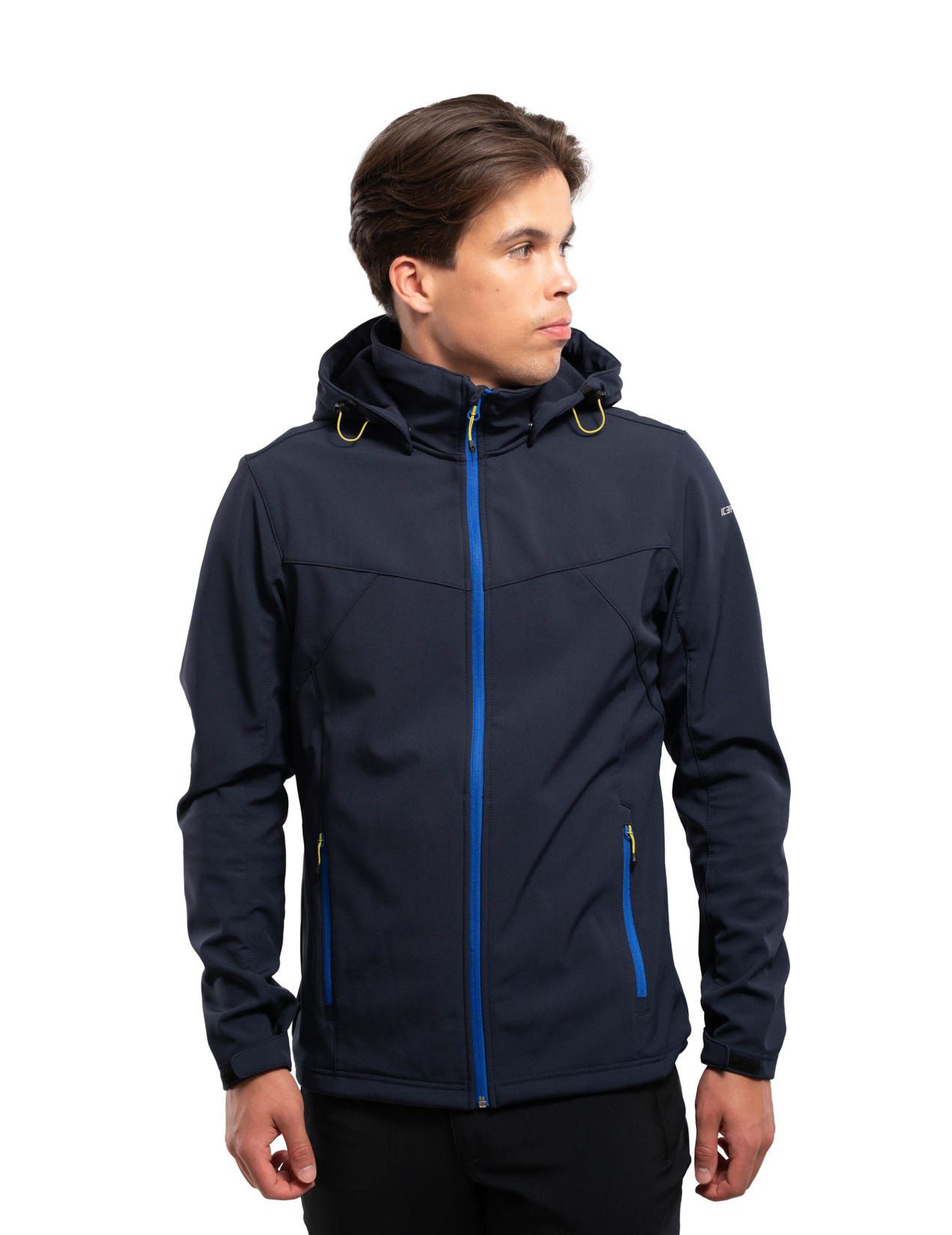 Kurtka Softshell Męskie Icepeak Brimfield Light Ciemny Niebieskie | Polska-QNM489056