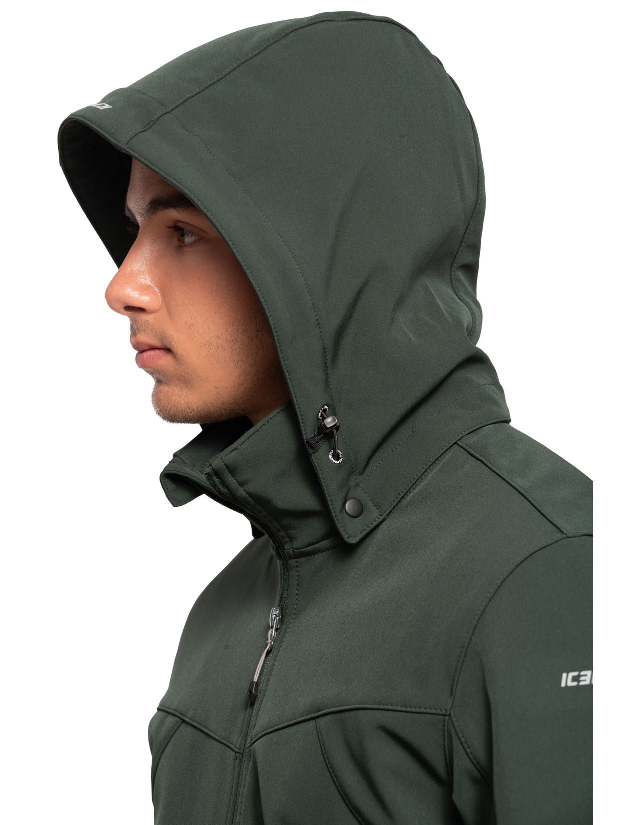 Kurtka Softshell Męskie Icepeak Brimfield Light Ciemny Zielone | Polska-FMK827650