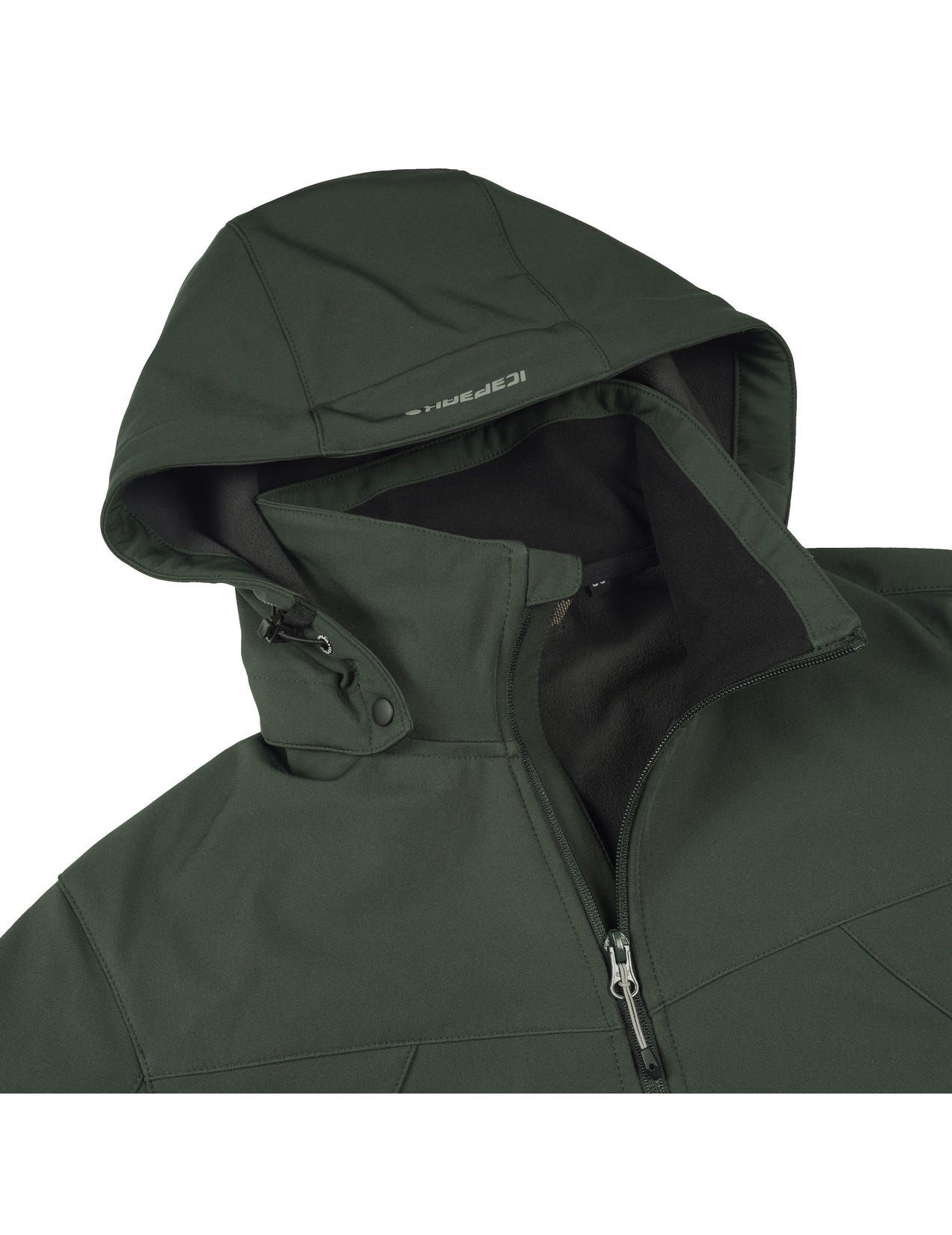 Kurtka Softshell Męskie Icepeak Brimfield Light Ciemny Zielone | Polska-FMK827650