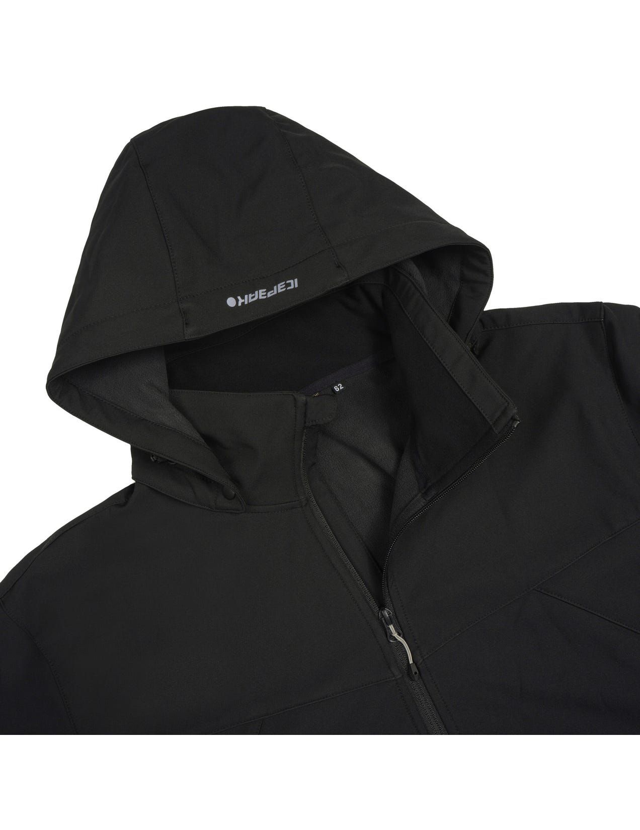 Kurtka Softshell Męskie Icepeak Brimfield Czarne | Polska-OTU097381