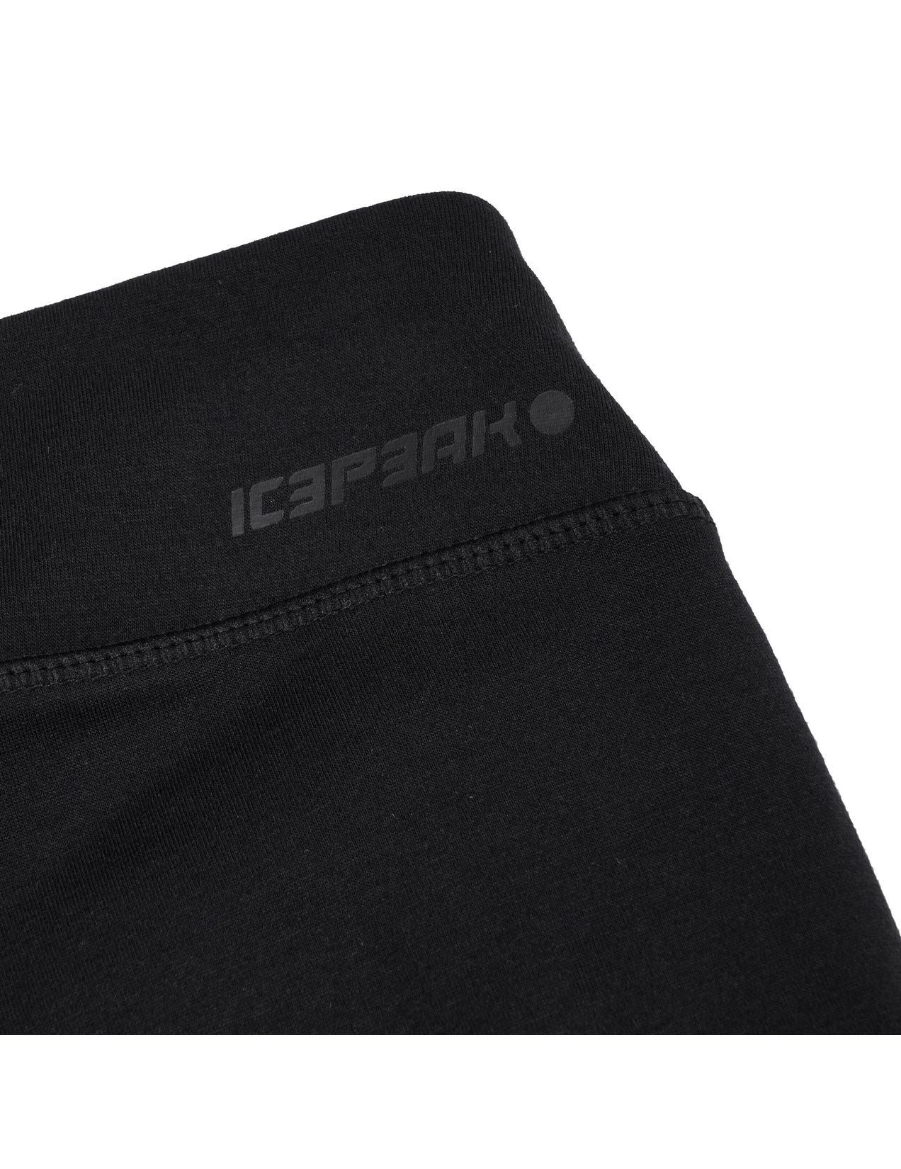 Legginsy Damskie Icepeak Adain Czarne | Polska-WPQ273198