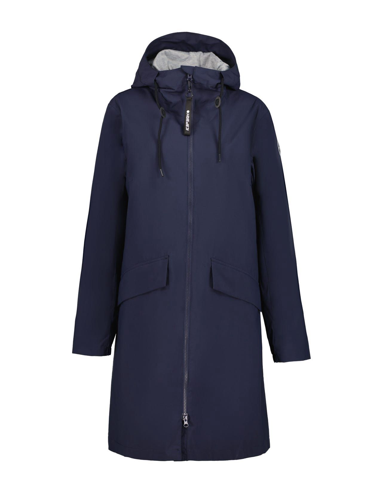 Parka Damskie Icepeak Aalem Water-repellent Ciemny Niebieskie | Polska-DXB237841