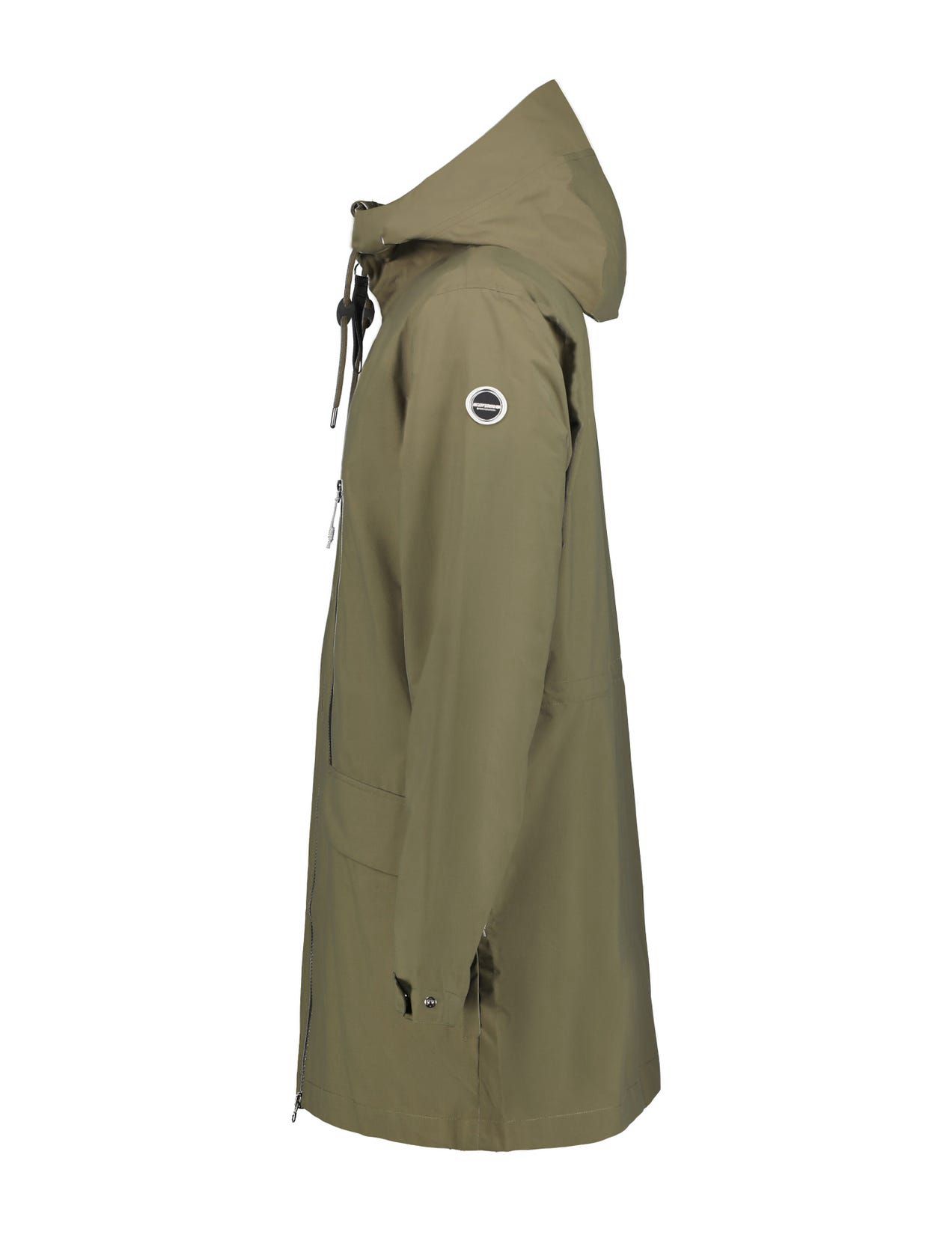 Parka Męskie Icepeak Alnar Water-repellent Ciemny Oliwkowe | Polska-BCF158309